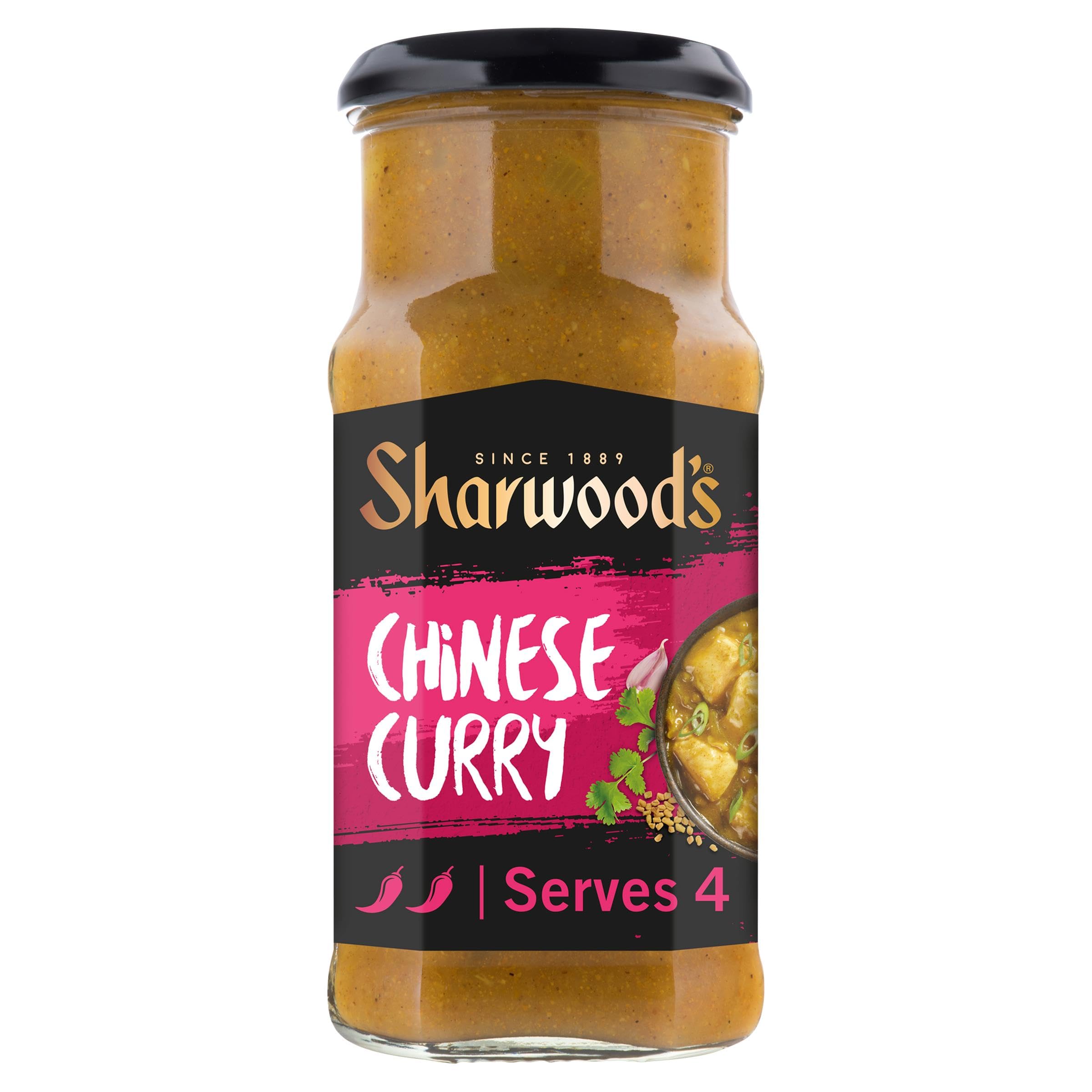 Sharwood's Aromatic Chinese Curry Cooking Sauce, 425 g Jar (Pack of 1)