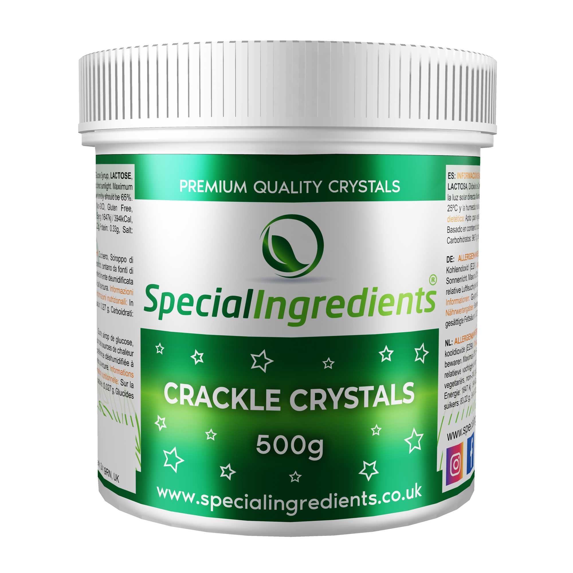 Special Ingredients Crackle Crystals Popping Candy 500g - Suitable for Vegetarians, Non-GMO, Gluten Free, Non-Irradiated