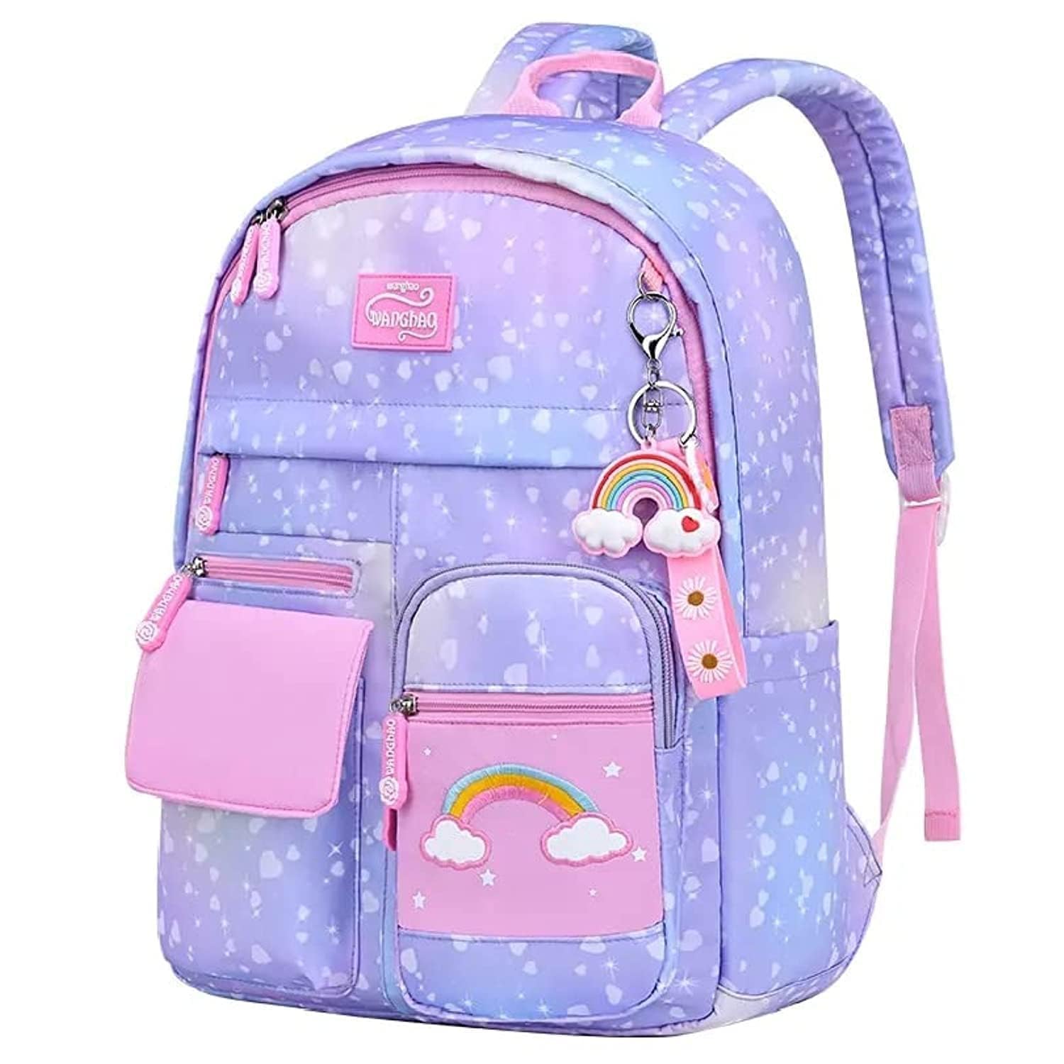 GenericFashion Design Lightweight Waterproof Kids Backpack large Capacity Children Bookbags Student Girls School Bag, Pink