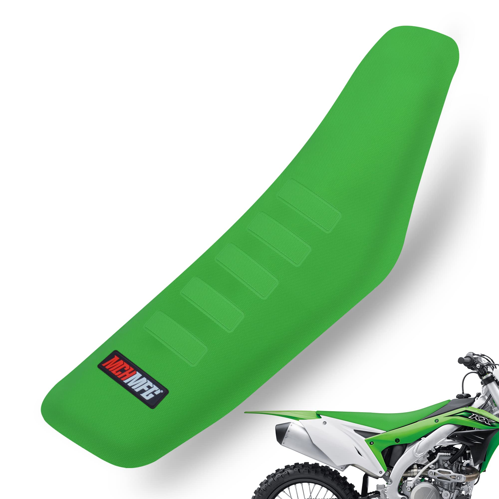 Universal Gripper Soft Seat Cover for All Bike Dirt Motorcycle MX Cross Enduro (Green)