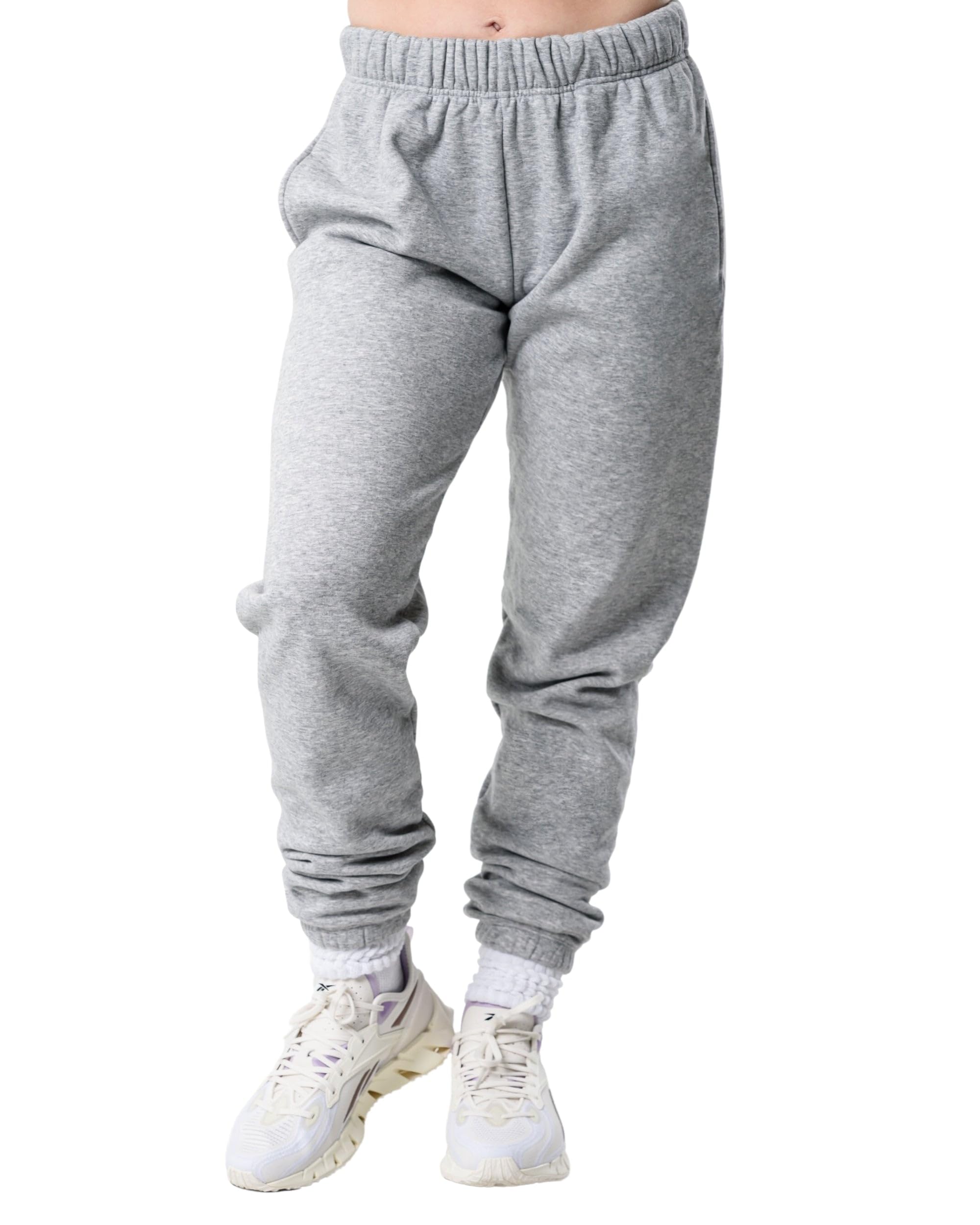 Kamo FitnessCozyTec High-Waisted Sweatpants for Women Baggy: Comfy Lounge Pants with Pockets Crafted from Soft Thick Fleece