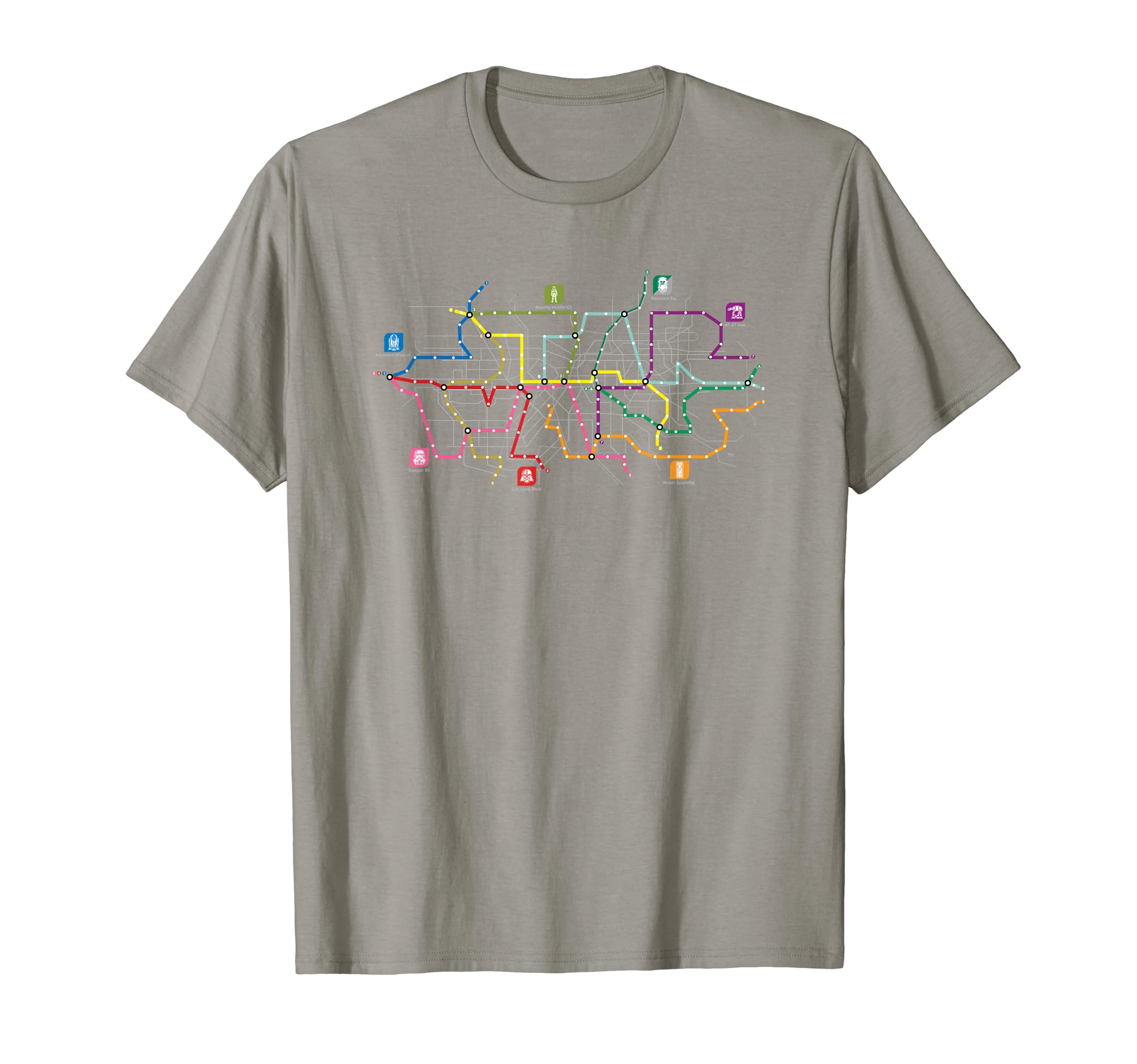 Star WarsSubway Map Logo T-Shirt