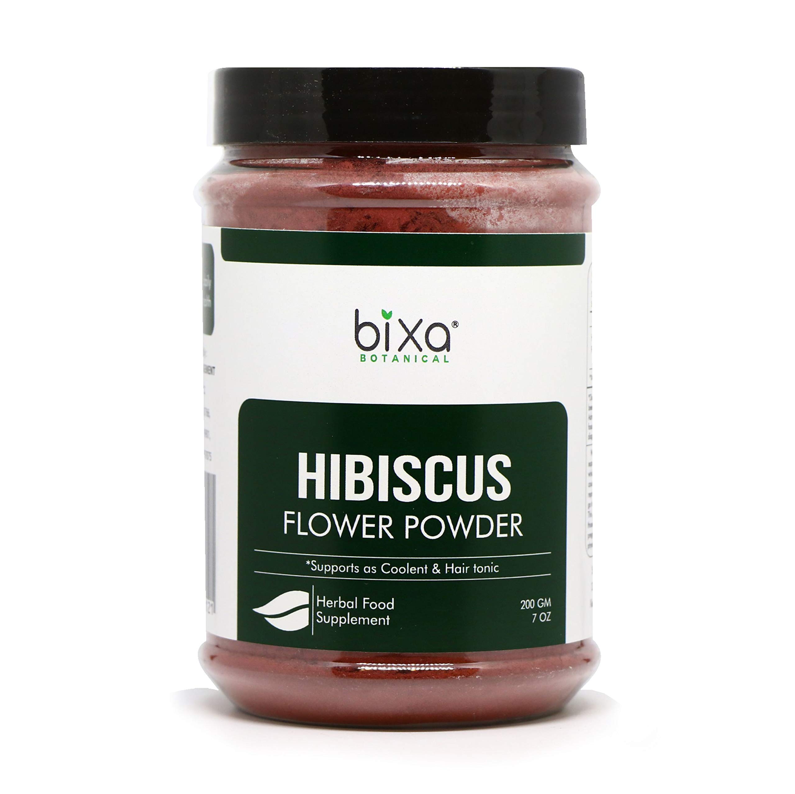 Hibiscus Powder (Hibiscus Rosa Sinensis) | Natural Coolant and Refrigerant | Internally Useful for Skin Problem & Blood Purifier | Externally Useful As Hair Tonic | Herbal Supplement (7 Oz / 200g)