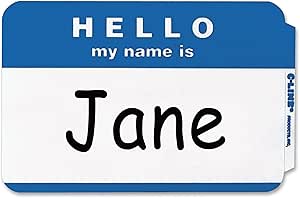 C-line Hello My Name Is Adhesive Name Badges (CLI92235)