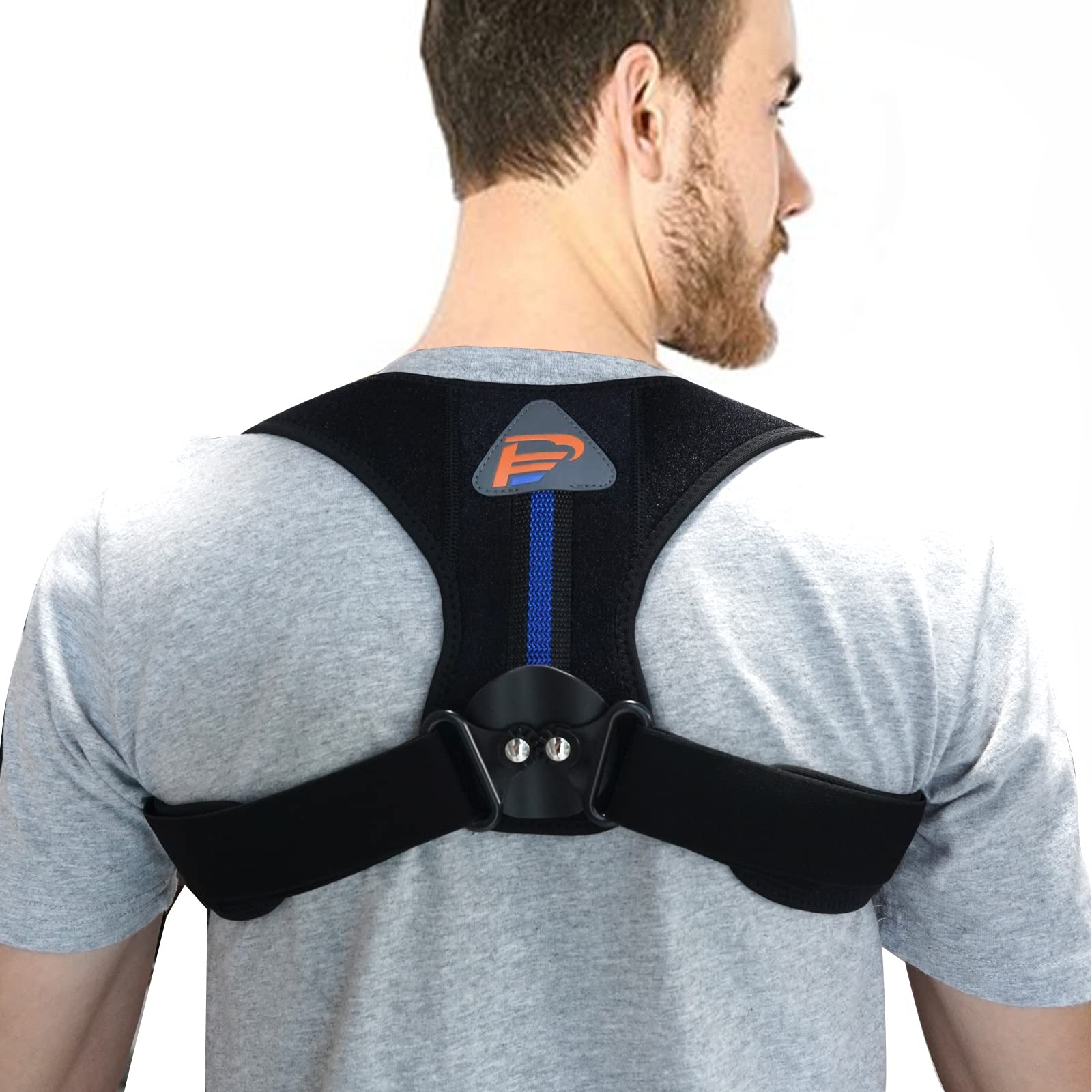 CMC-PROGEAR Posture Corrector for Men Women,Adjustable Upper Back Brace for Posture Support,Shoulder Straps for Back Neck Shoulder, Back Straightener for Hunchback Correction