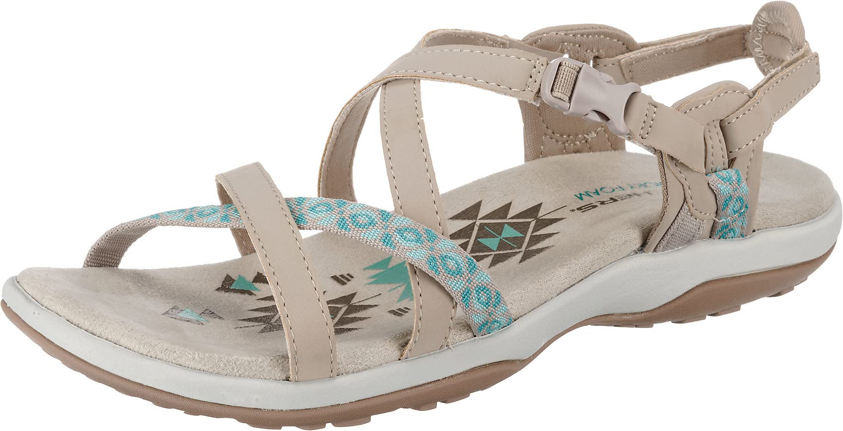 SkechersWomen's Reggae Slim-Vacay Sling Back Sandals