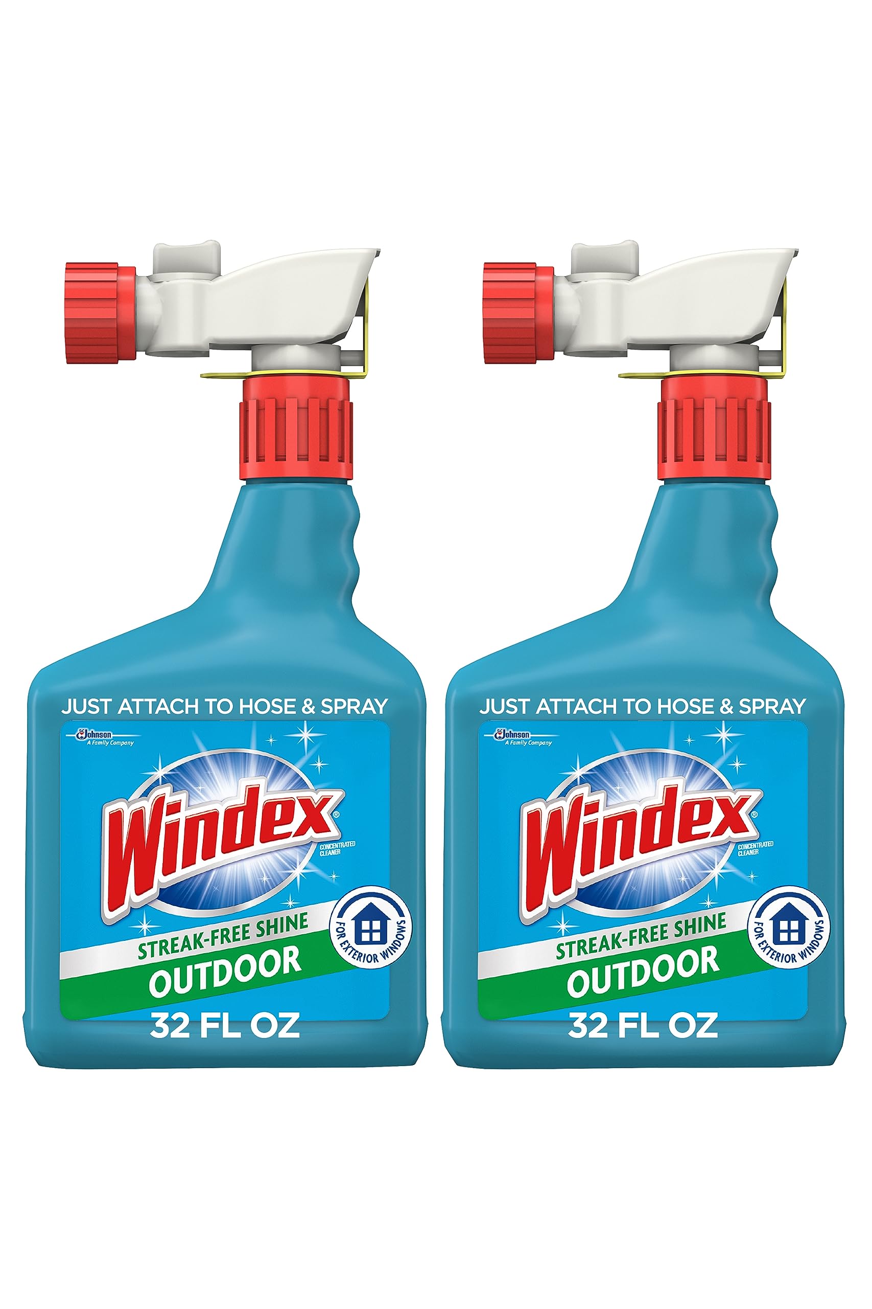 WindexOutdoor Glass & Patio Concentrated Cleaner, 2 ct, 32 fl oz