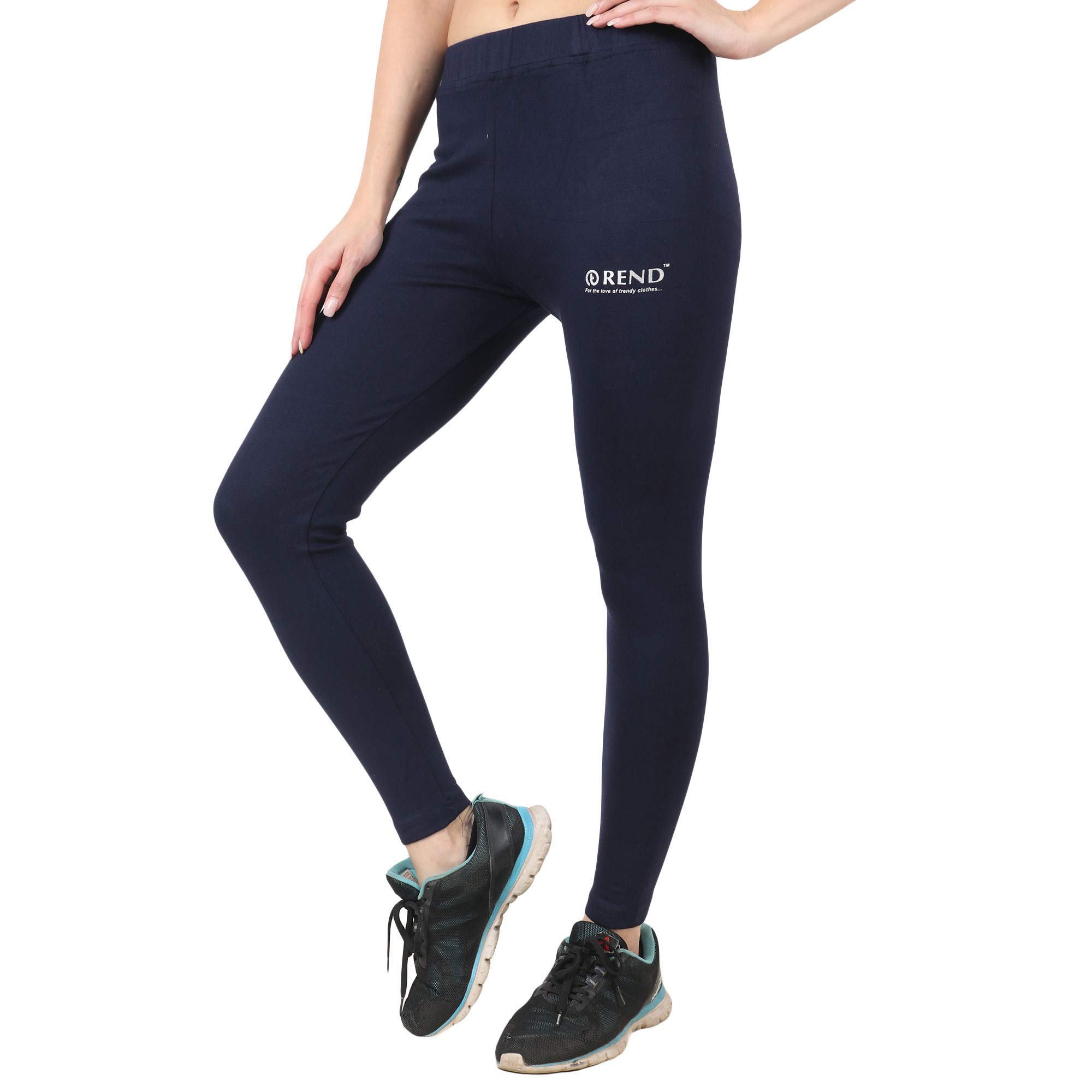 Rend Women's Solid Blue Tights