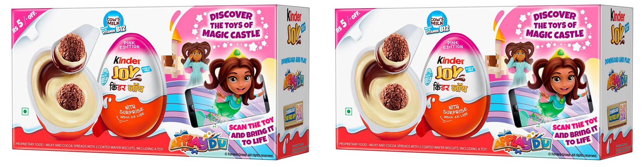 Kinder Joy Girl Multipack- Pack of 6