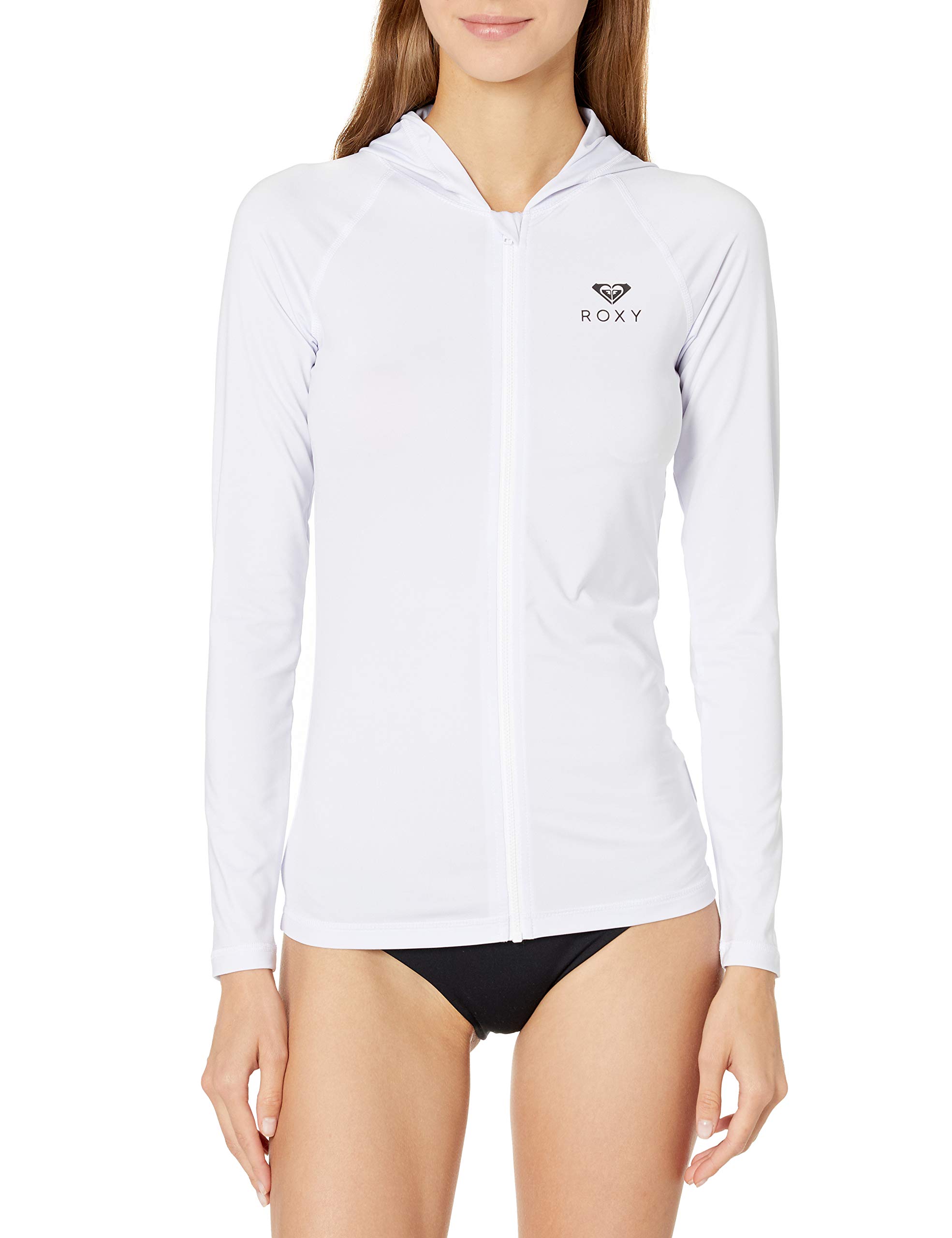 Roxywomens Essentials Hooded Rashguard Rash Guard Shirt