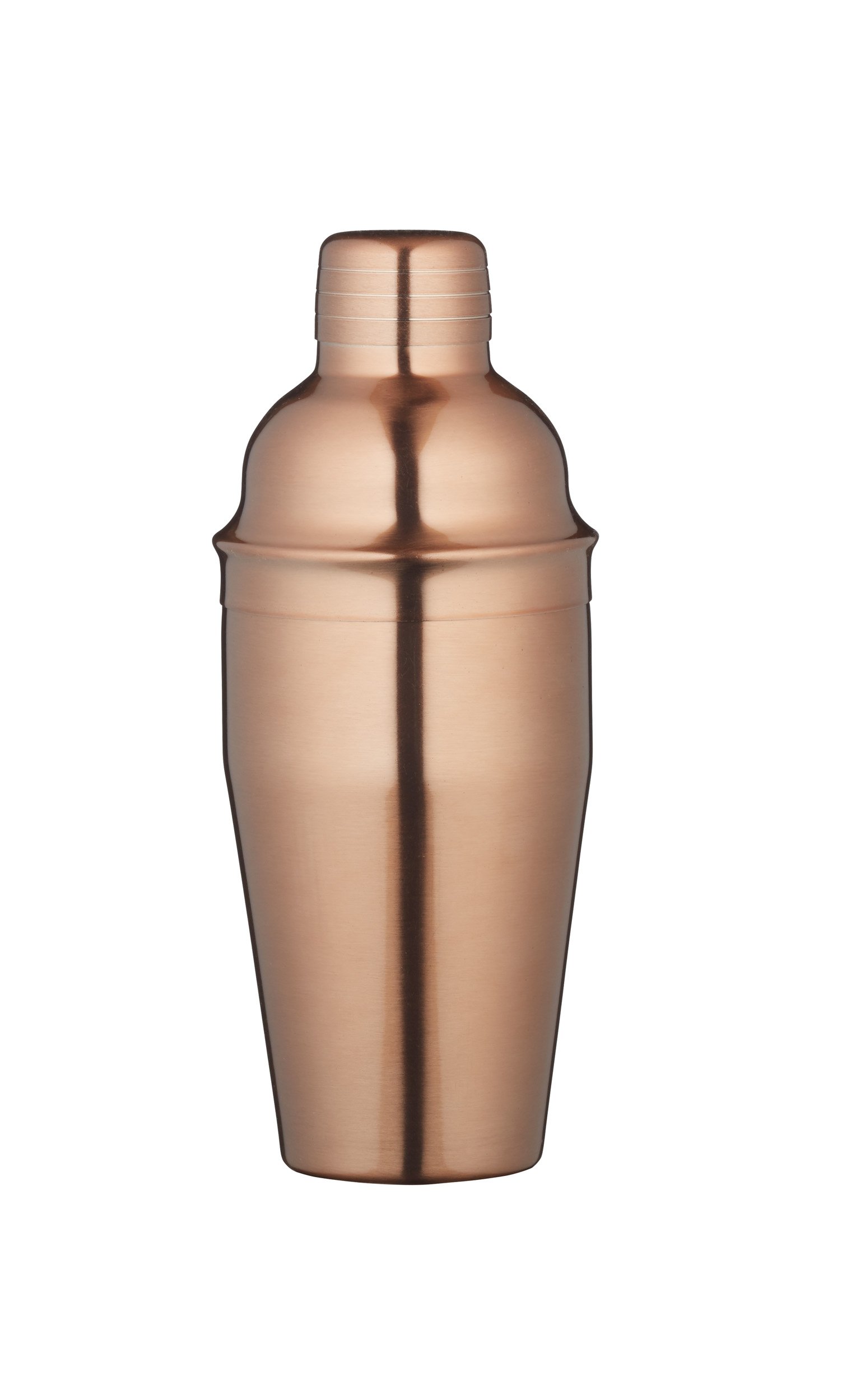 Bar CraftKITCHENCRAFT Copper Finish Stainless Steel Cocktail Shaker, 500ml, Gift Boxed, BCLLSHAKER500