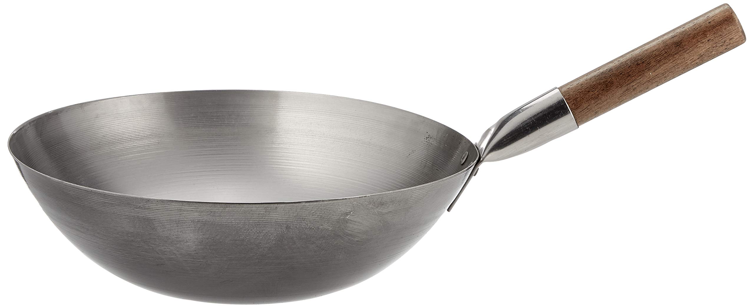 London Wok GJ493 Flat Bottom Wok, 12"