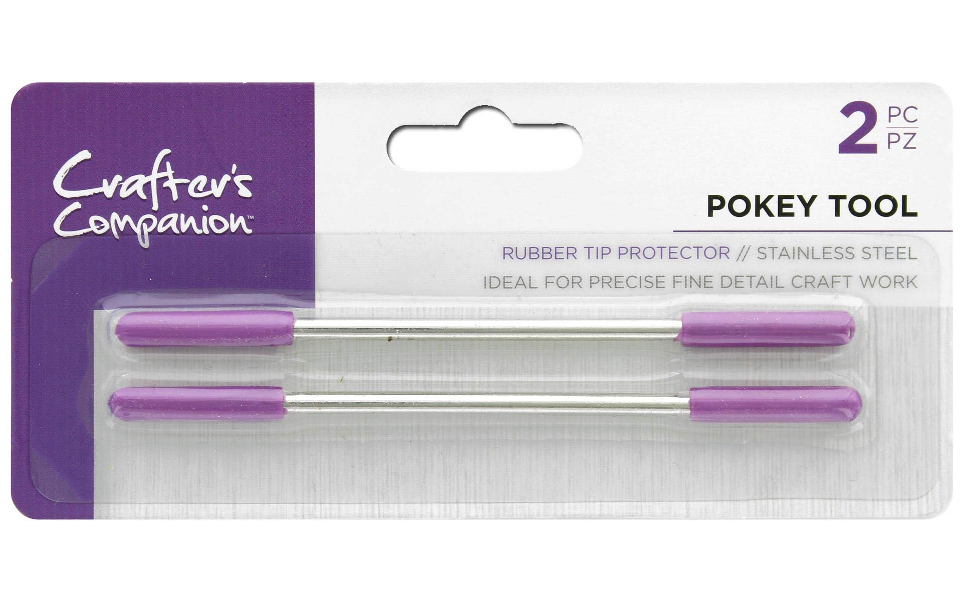 Crafter's Companion CC POKY2 Pokey Tools for Paper and Card Crafting Projects-Set of 2, us:one Size, White