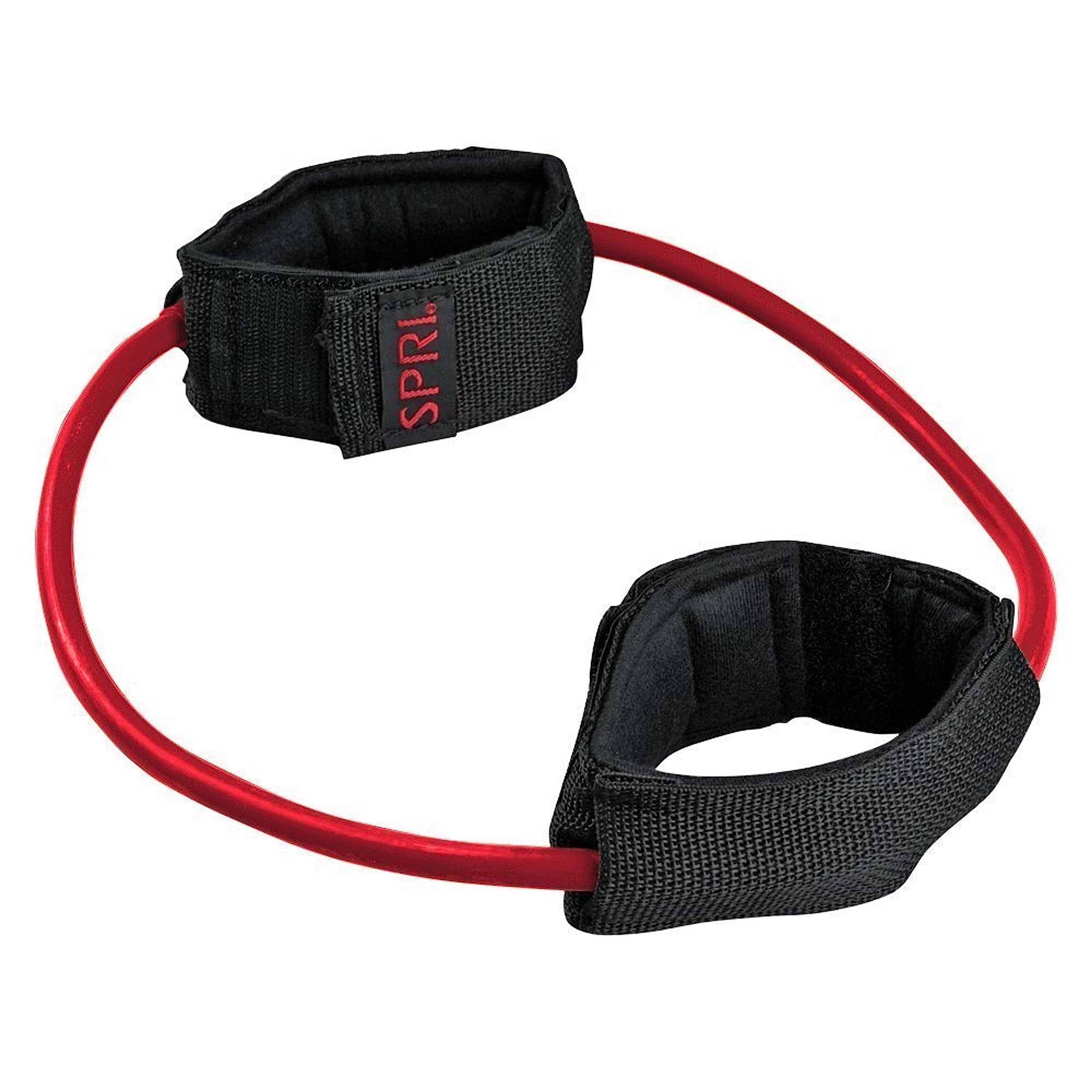 SPRI Xercuff Leg Resistance Band Exercise Cord with Non-Slip Padded Ankle Cuffs (All Bands Sold Separately) Portable for the Gym or At Home Workout Equipment