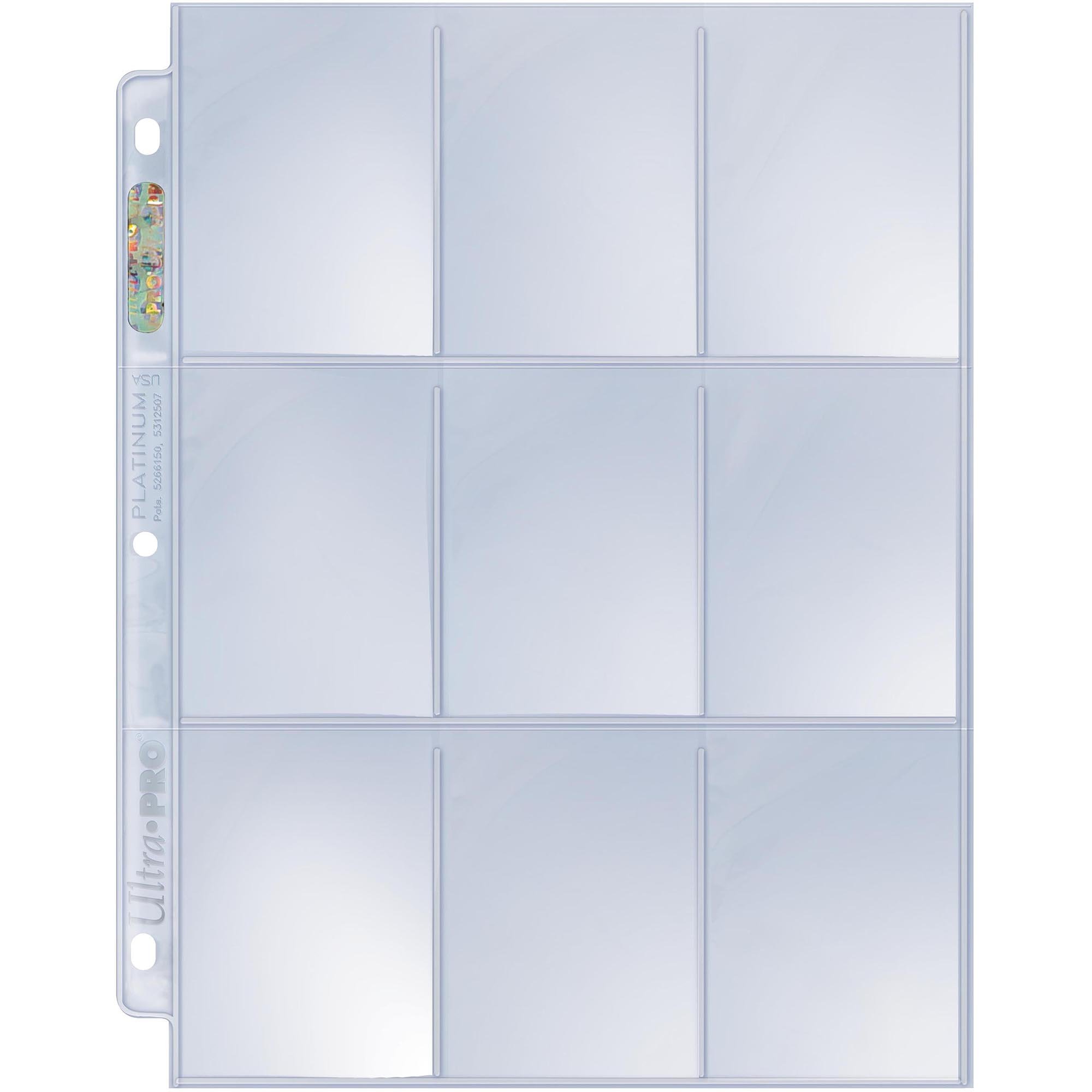 Ultra-Pro Platinum 9-Pocket Hologram Pages (25 pcs.)