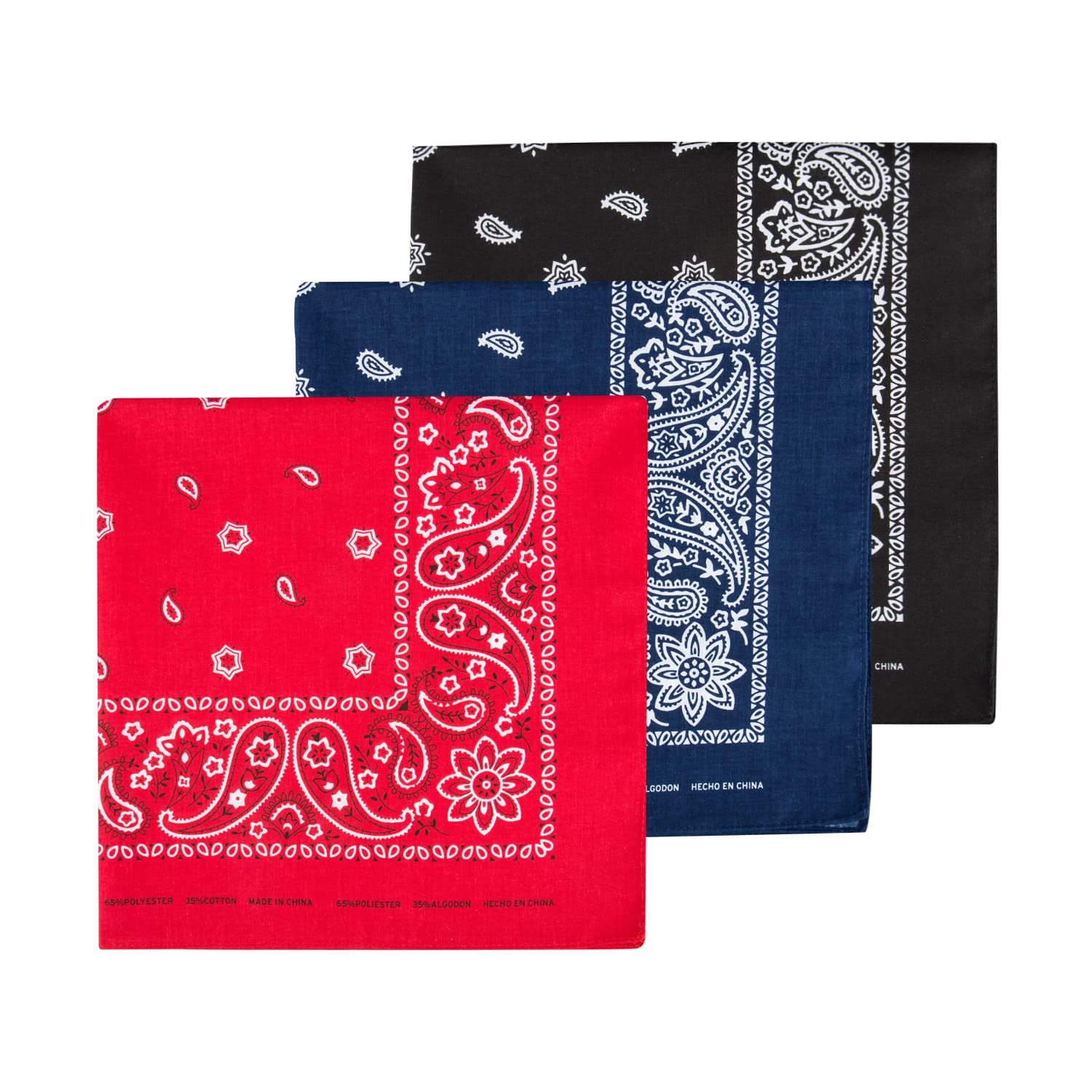 Levi’s All-Gender Multi-Purpose Bandana Gift Sets - Headband, Wrap, Protective Coverage