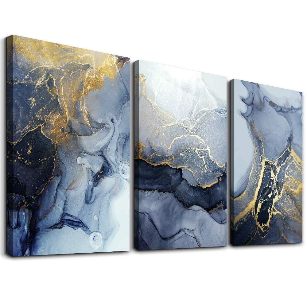 Abstract Wall Decor For Living Room Bedroom Wall Art Paintings Abstract Ink Painting Wall Artworks Hang Pictures For Office Decoration, 20x28inch/Piece, 3 Panels Bathroom Home Decorations Posters