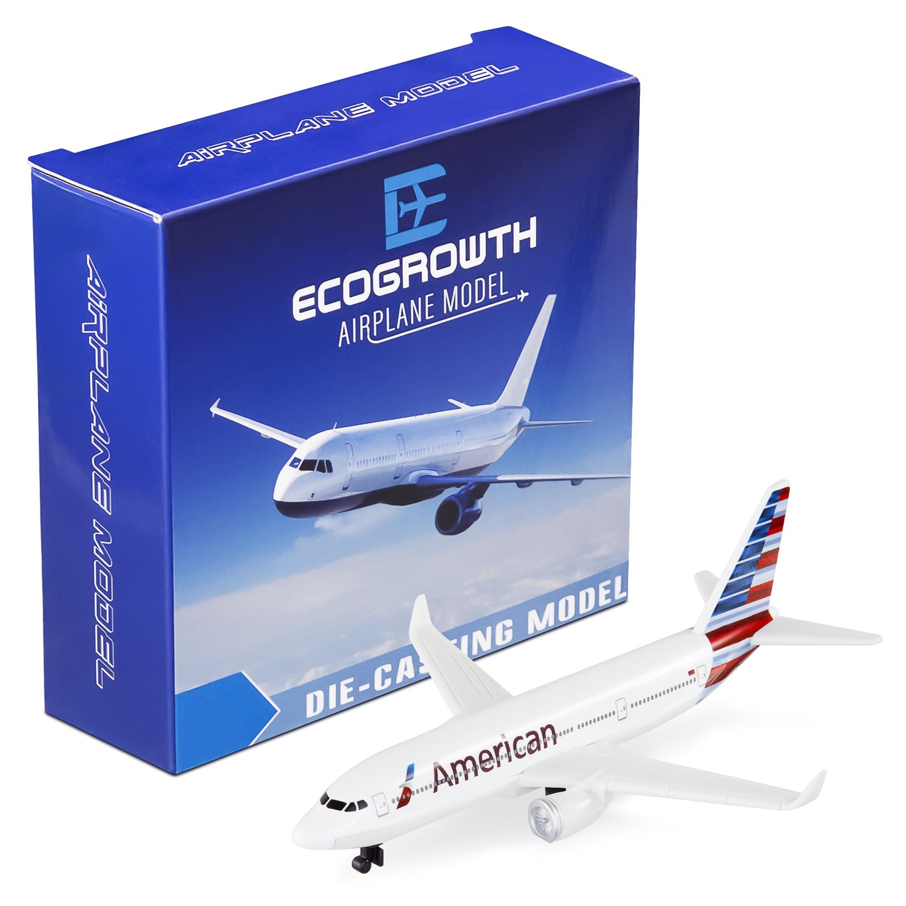 EcoGrowthModel Planes American Airplane Model Airplane Plane Aircraft Model for Collection & Gifts