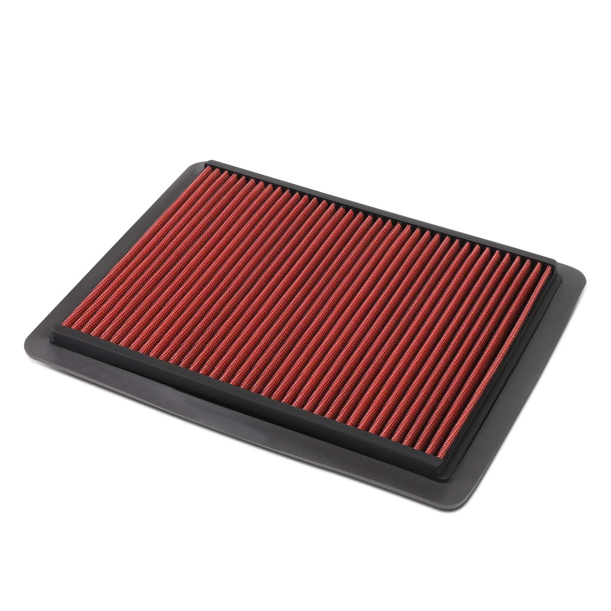 Auto DynastyAuto Dynasty Red Washable Drop-In Air Filter Panel Compatible with Buick Allure Century Regal Chevy Impala Pontiac Grand Prix 99-09