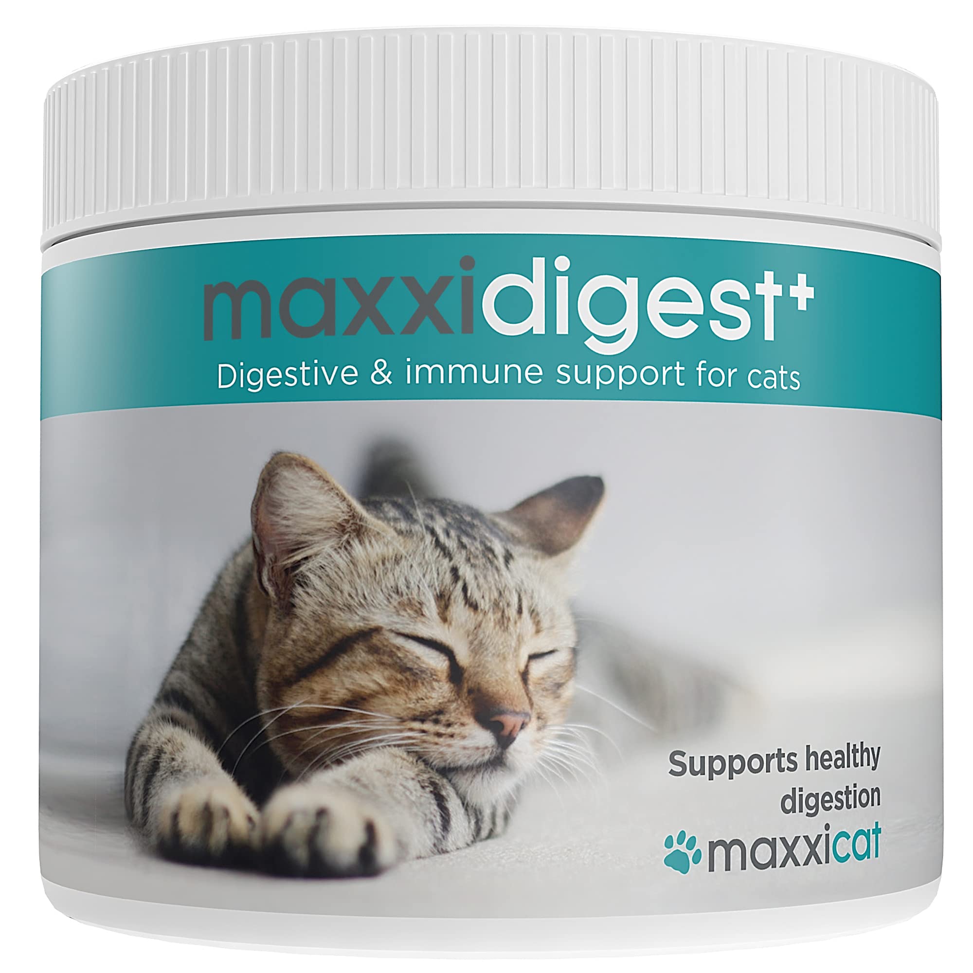 maxxidigest+ Probiotic & Prebiotic Powder Supplement - Digestive & Immune Support for Cats, 7oz