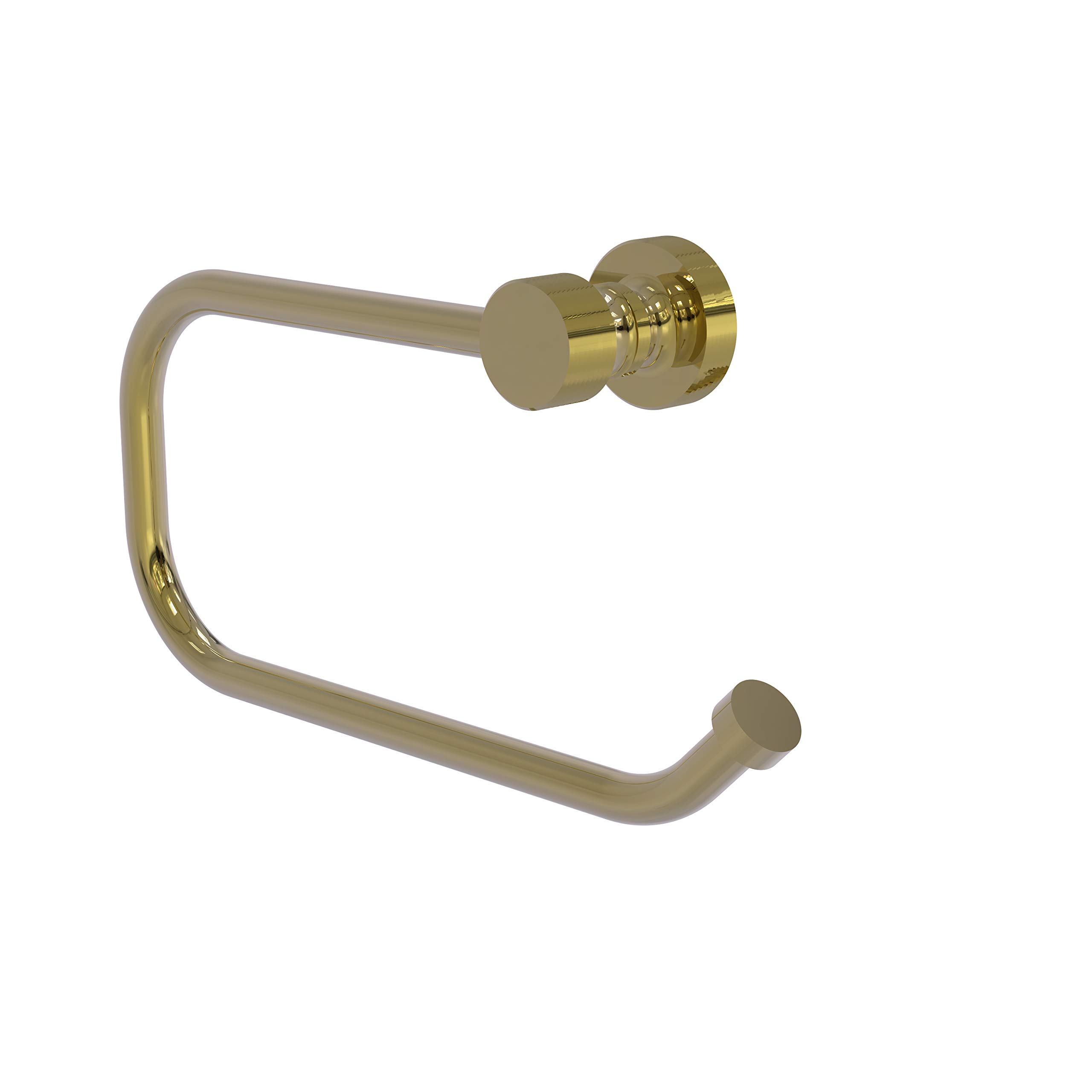 Allied BrassFT-24E Foxtrot Collection European Style Tissue Toilet Paper Holder, Unlacquered Brass