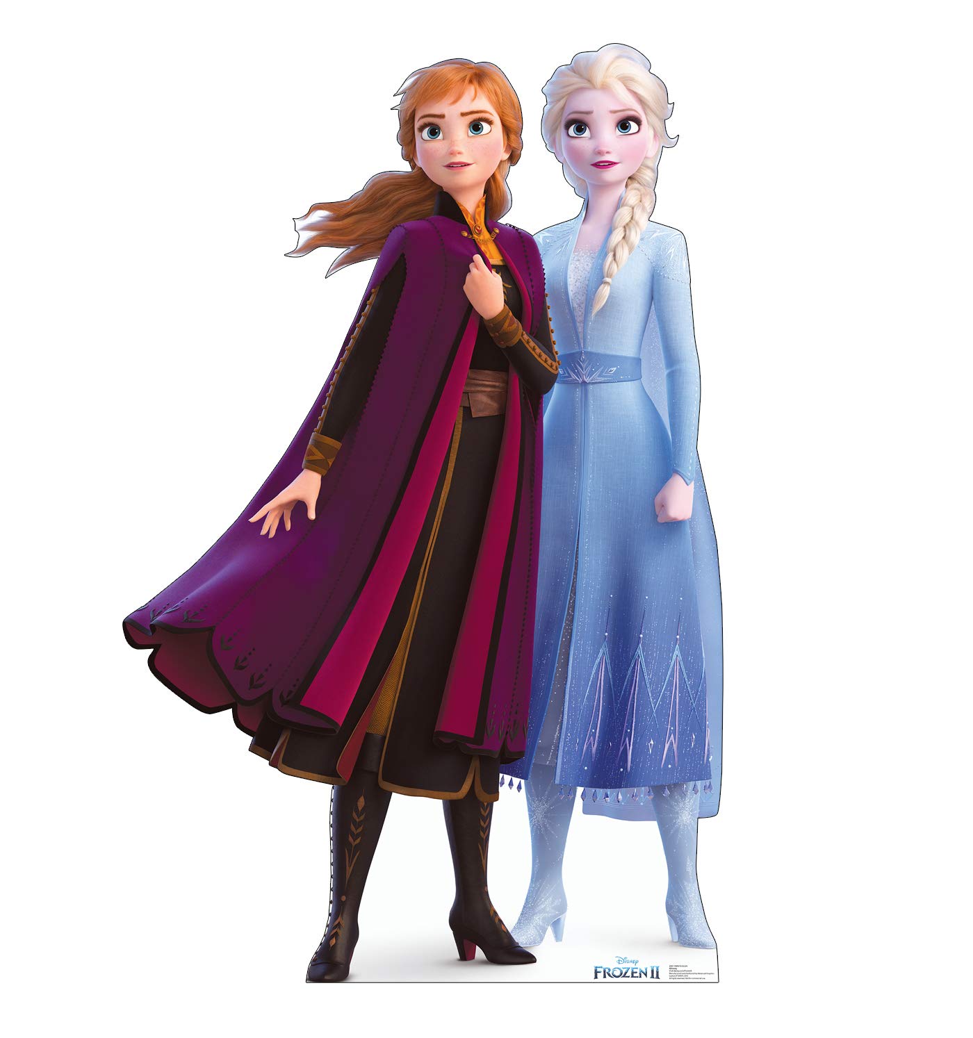 Cardboard People Anna & Elsa Life Size Cardboard Cutout Standup - Disney's Frozen II (2019 Film)