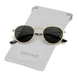 NIDOVIX Kids Polarized Sunglasses Classic Metal Frame for Baby Boys Girls Age 0-18&comma; Three Sizes&comma; 100&percnt; UV Protection