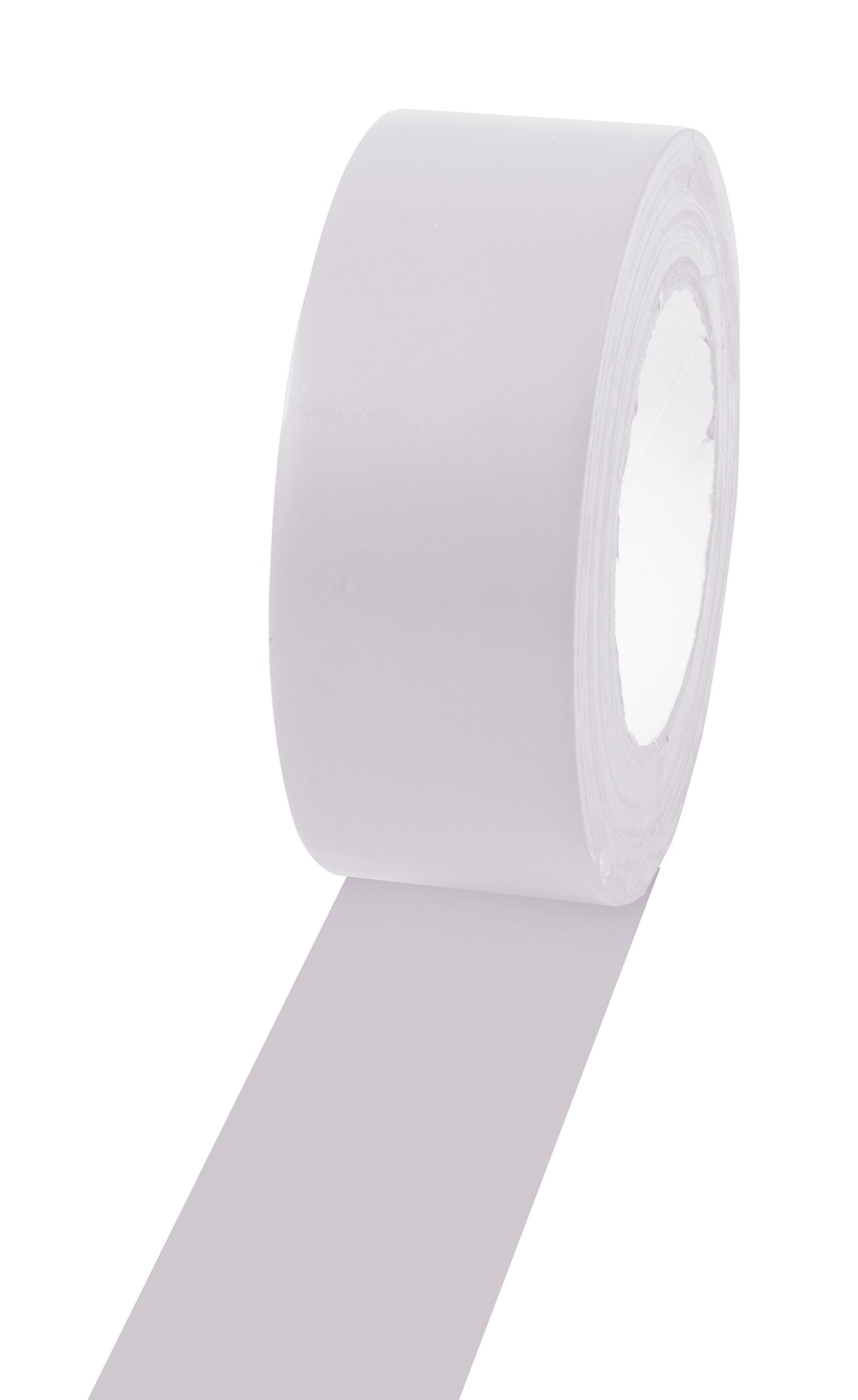 Champion Sports Vinyl Tape, 2” Wide x 60 Yards Long, White - Durable Floor Marking Tape for Social Distancing, School, Gyms, Restaurants - Tough Floor Tape for Heavy Foot Traffic and Equipment