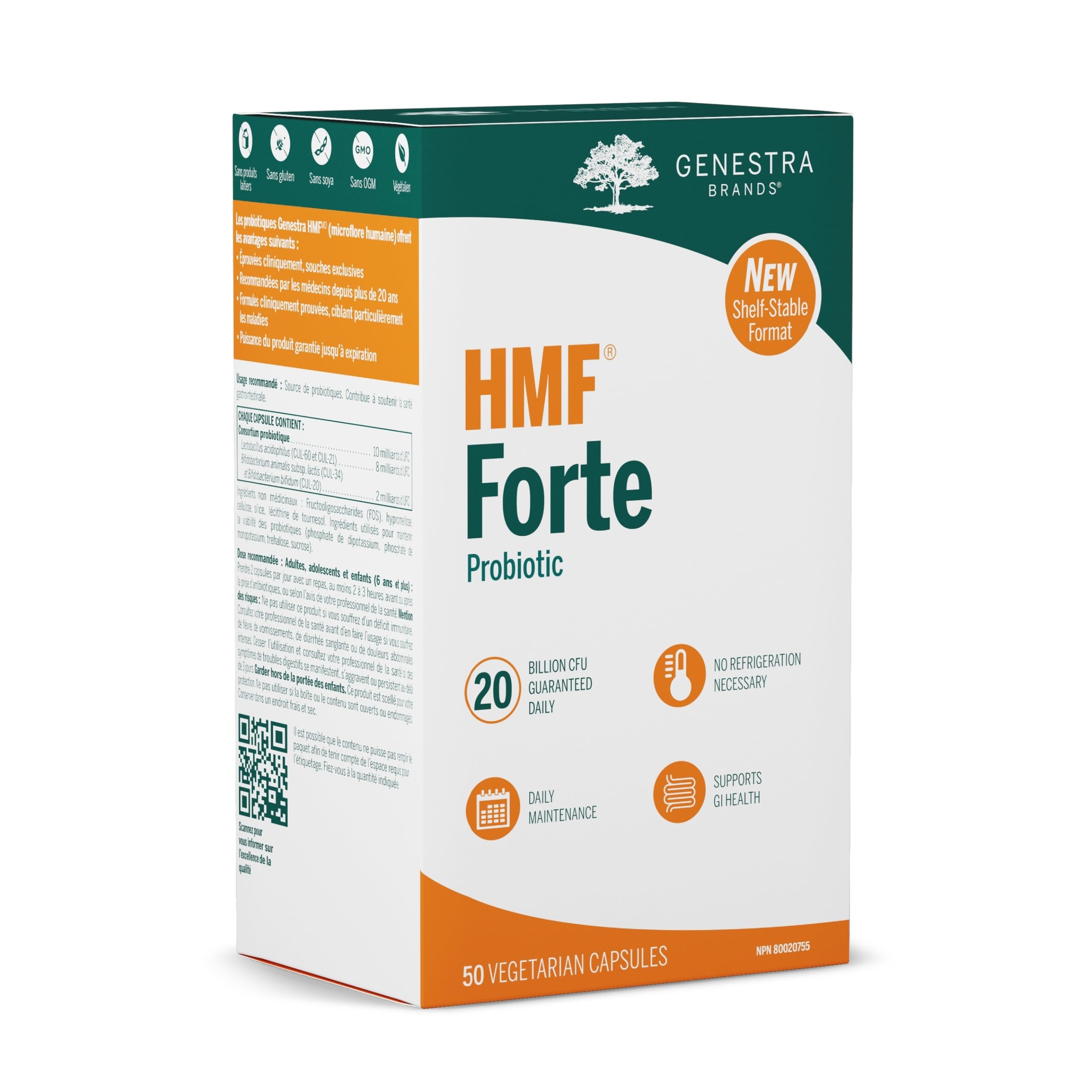 Genestra Brands HMF Forte (Shelf-Stable), 50 caps