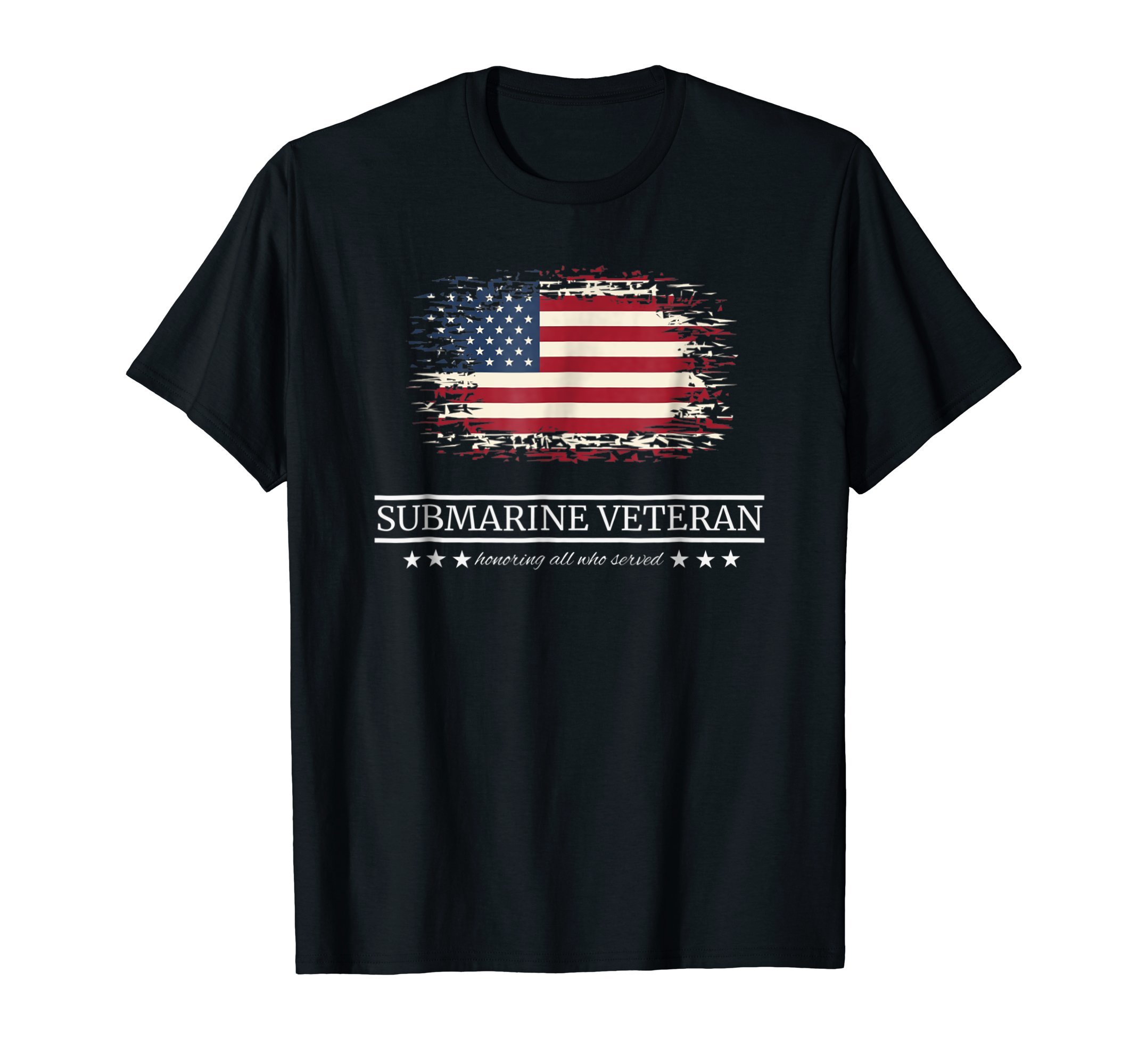 Vintage Submarine Veteran Silent Service T- Shirt