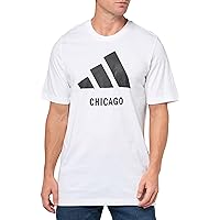 Adidas Men's Chicago Graphic T-Shirt Deals