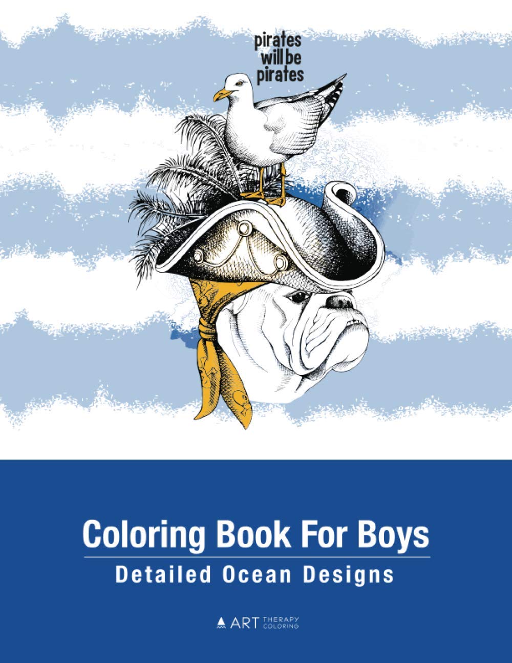 Coloring Book For Boys: Detailed Ocean Designs: Colouring Pages For Relaxa