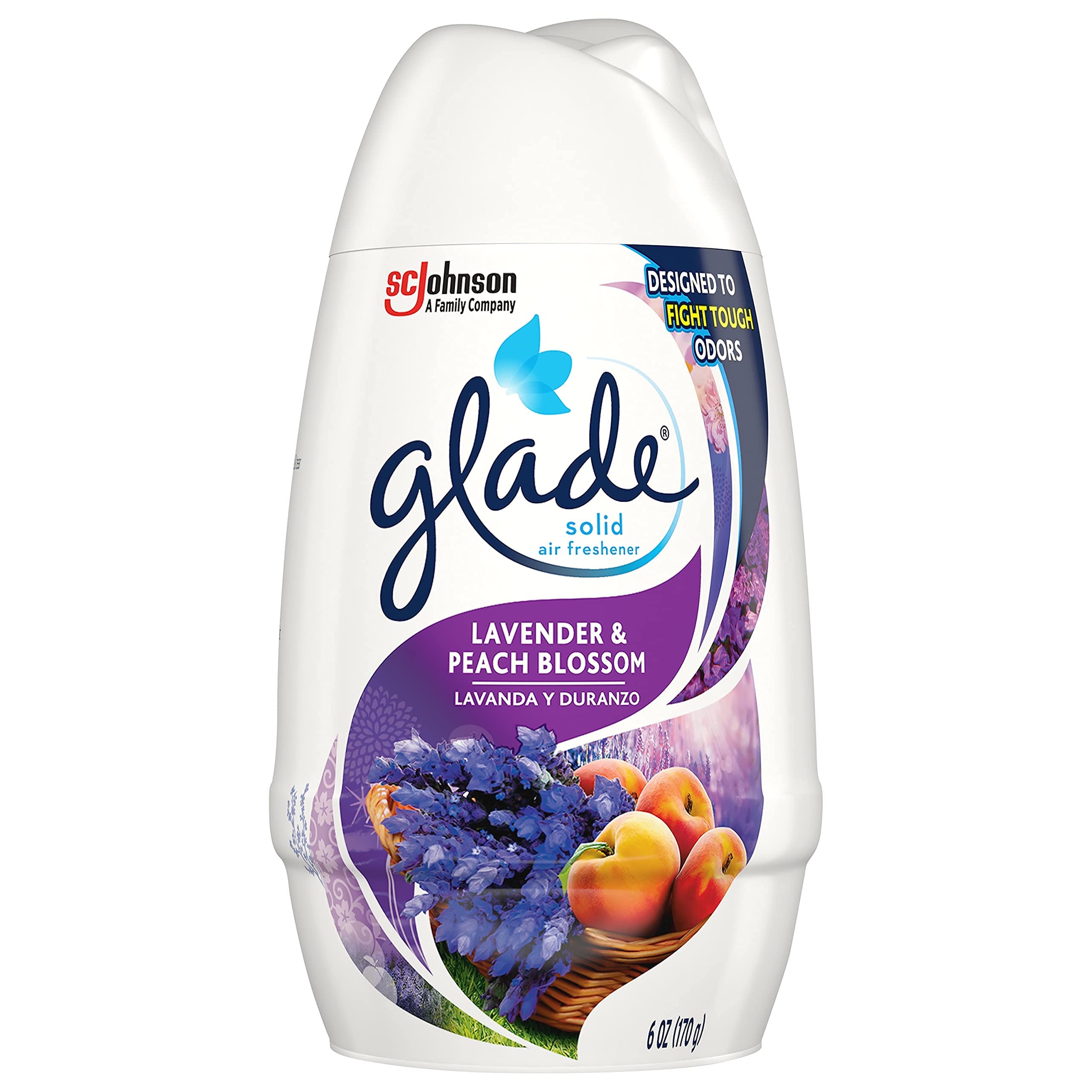 Glade Solid Air Freshener Lavender & Peach Blossom 6 Oz (170 g)