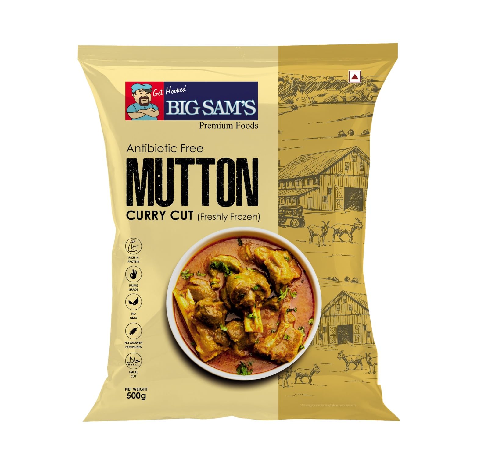 Big Sam's Mutton Curry Cut 500g