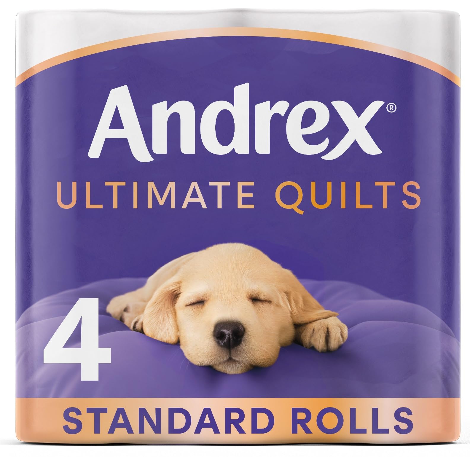 Andrex Supreme Quilts Quilted Toilet Paper - 4 Toilet Roll Pack