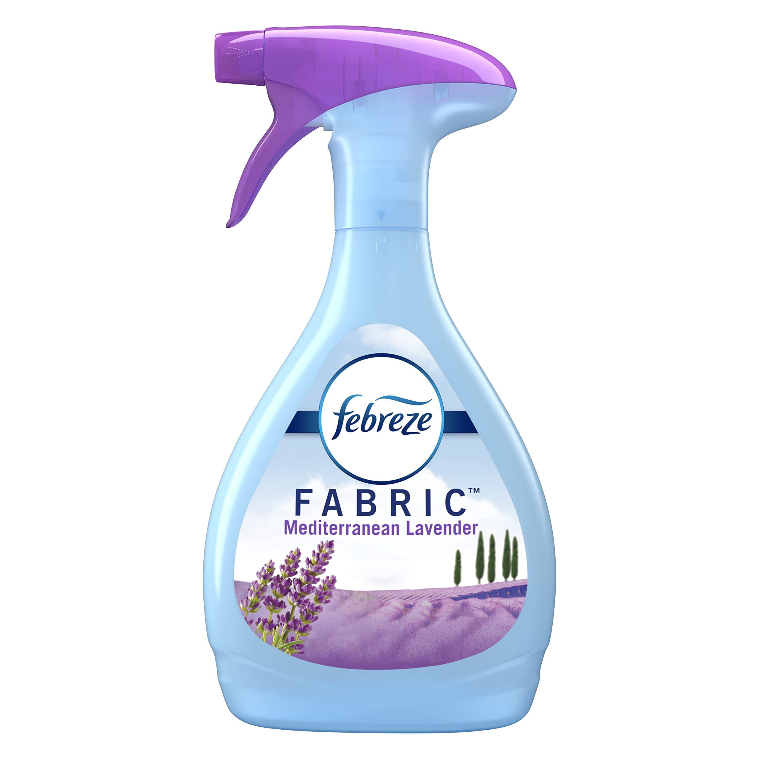 Febreze Fabric Refresher Mediterranean Lavender Air Freshener (1 Count, 800 Ml),27 Fl oz