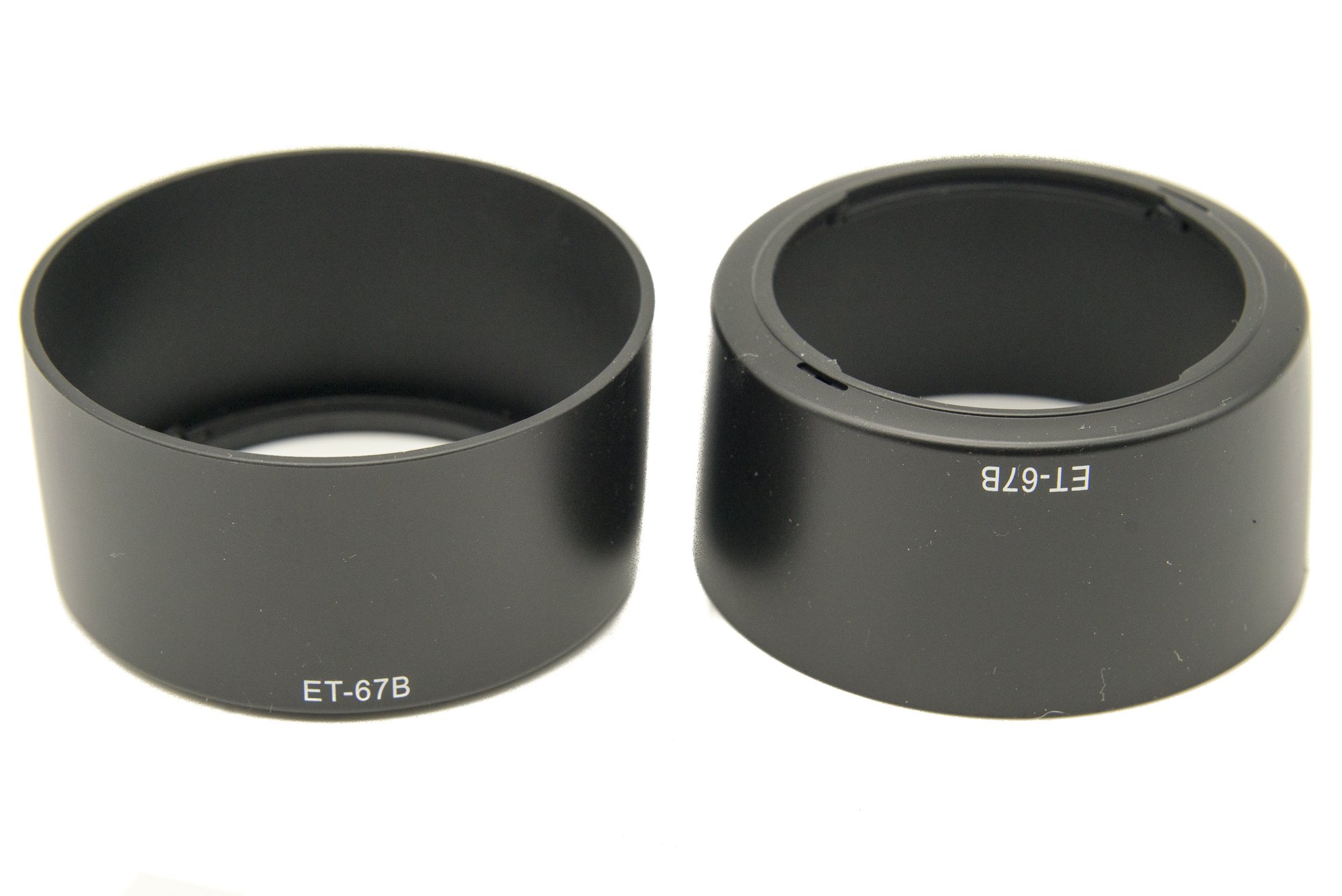 PROtastic Replacement ET-67B ET67B Lens Hood *** 2 PACK *** For Canon EF-S 60mm f/2.8 Macro Lens