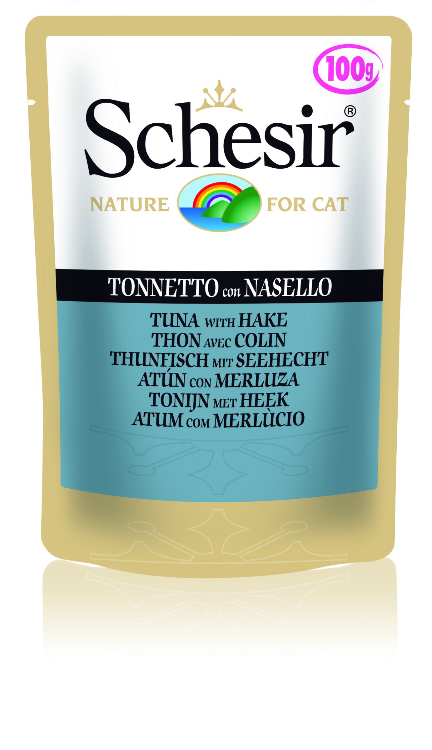 Schesir010567 Cat Tuna with Hake 100 g