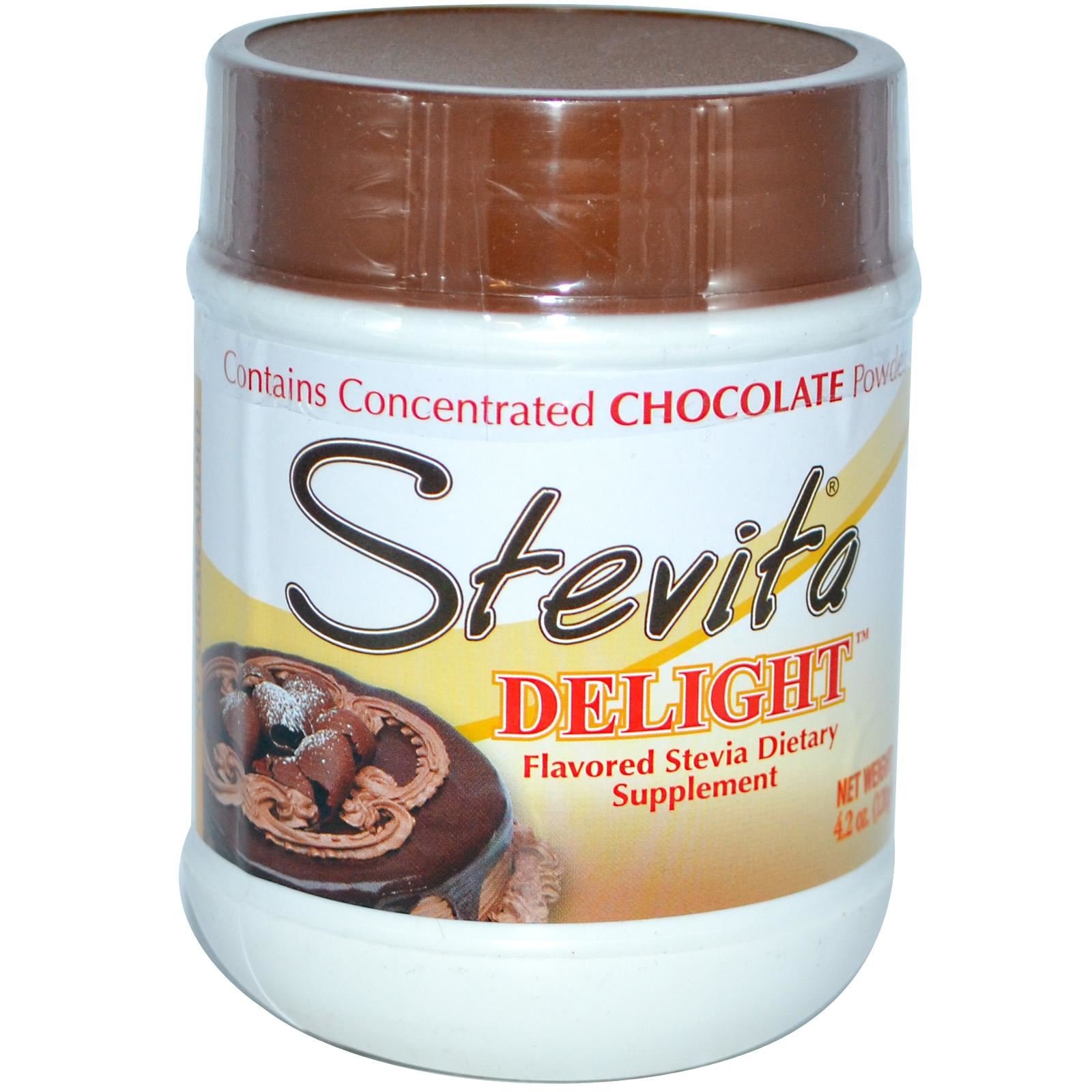 STEVITAStevia Delight Drink Mix Chocolate Flavored 4.2 Oz. 76825