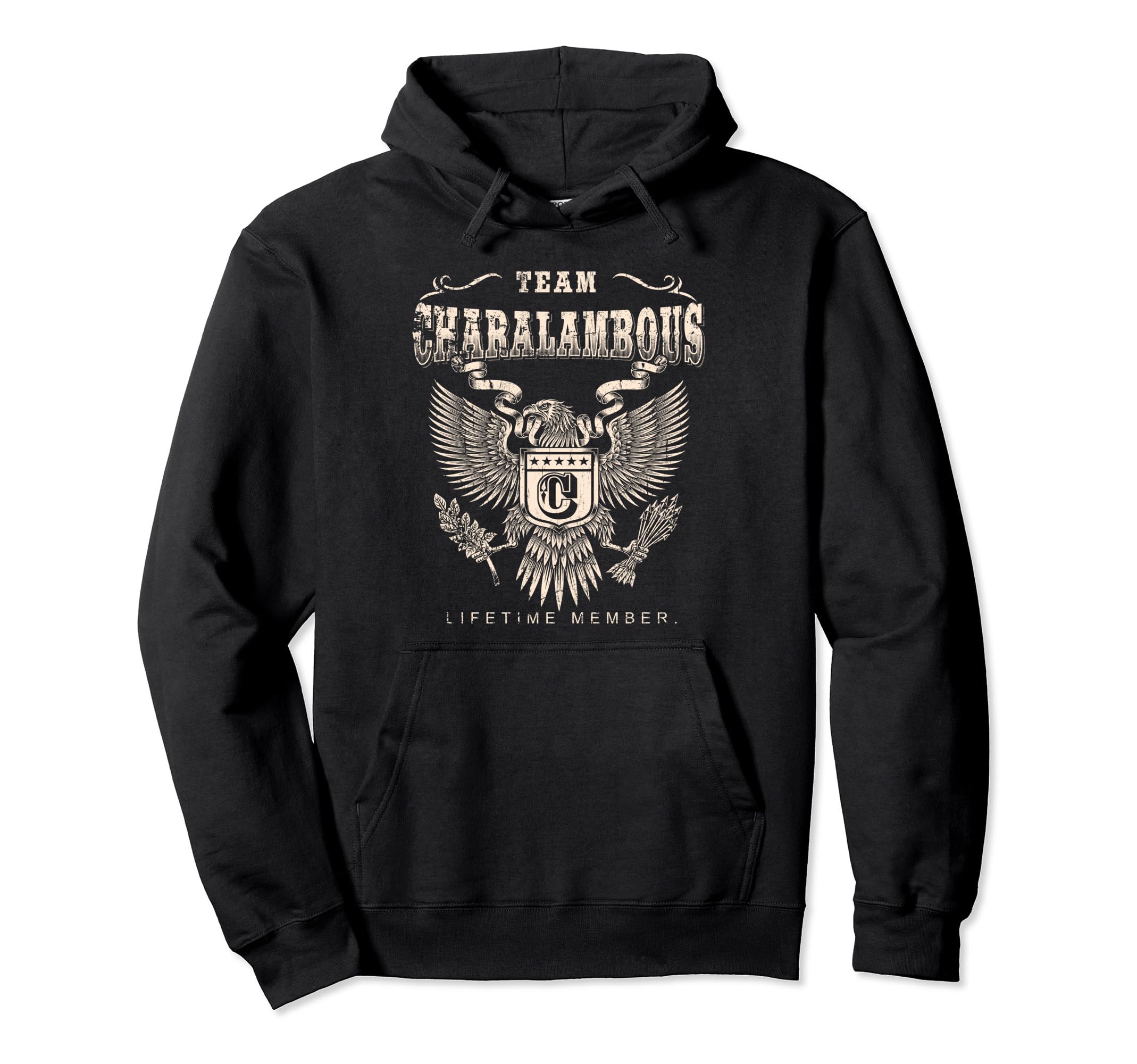 Team Charalambous Lifetime Member - Charalambous Name Pullover Hoodie