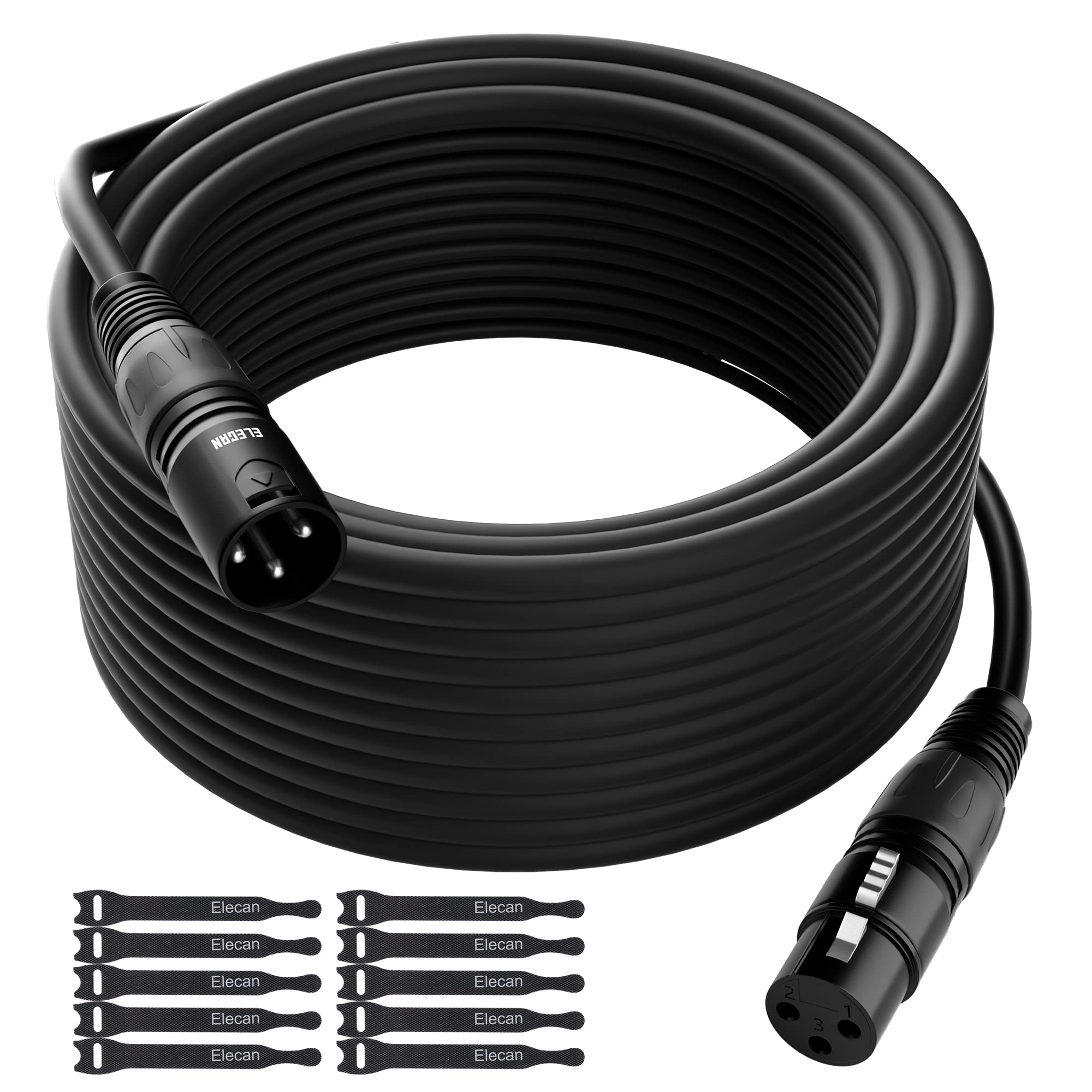 Elecan XLR Speaker Cable Male to Female