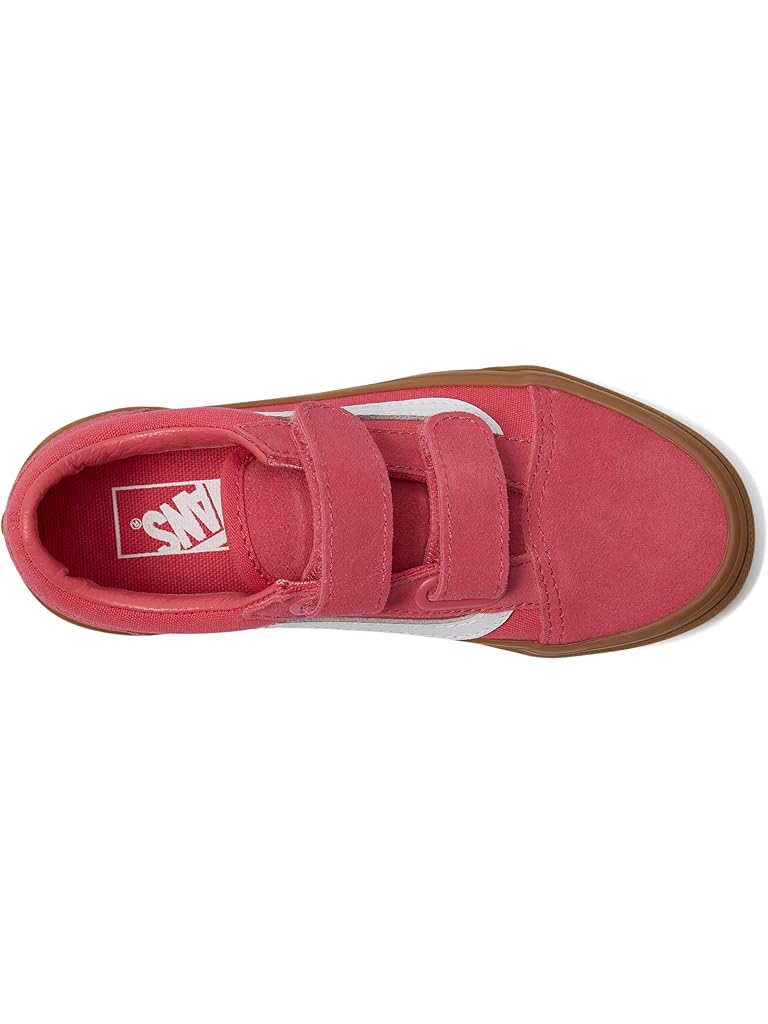 Pink Vans Kids Old Skool V (Little Kid)