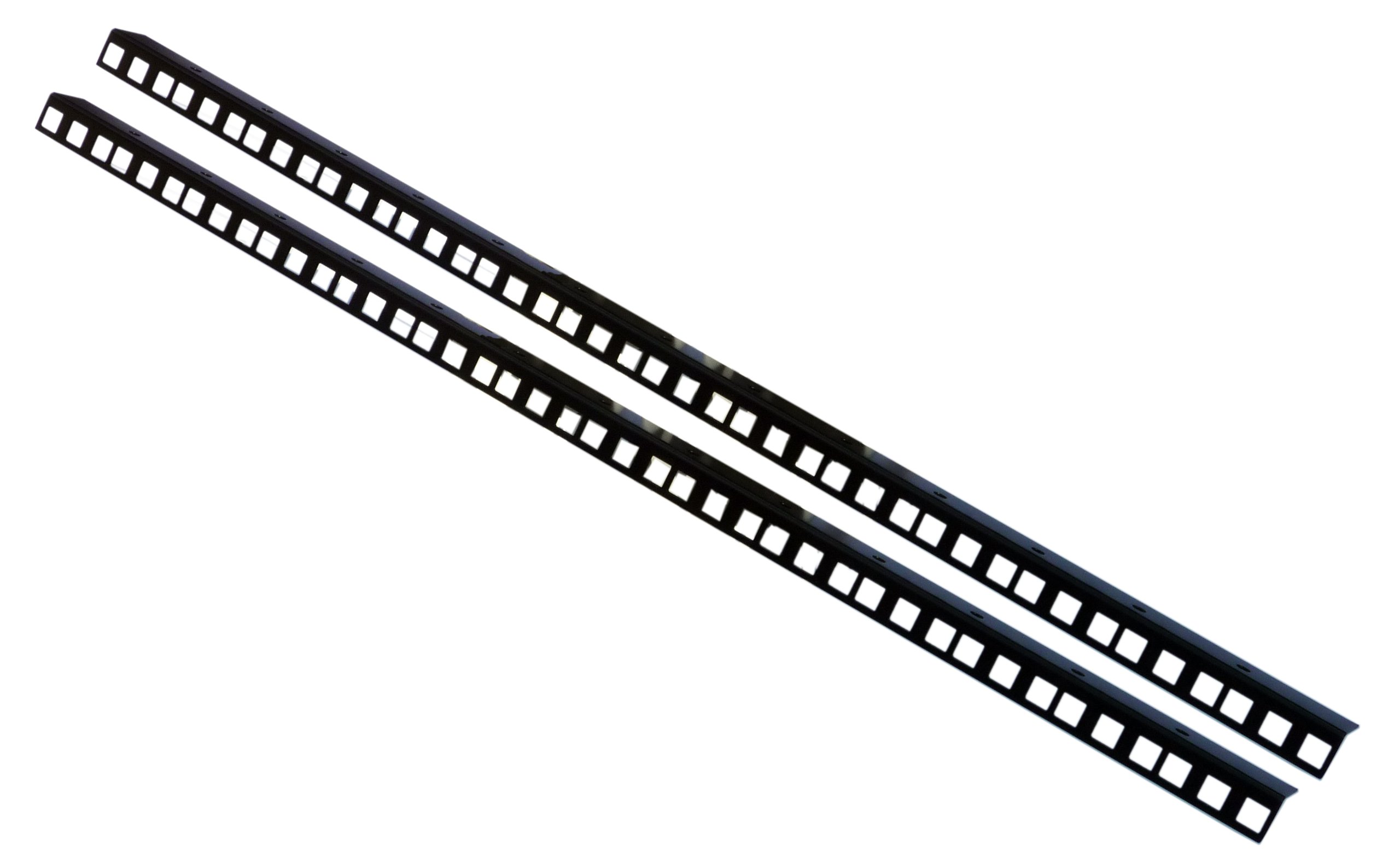 AllMetalParts13U rack strip single pair in black