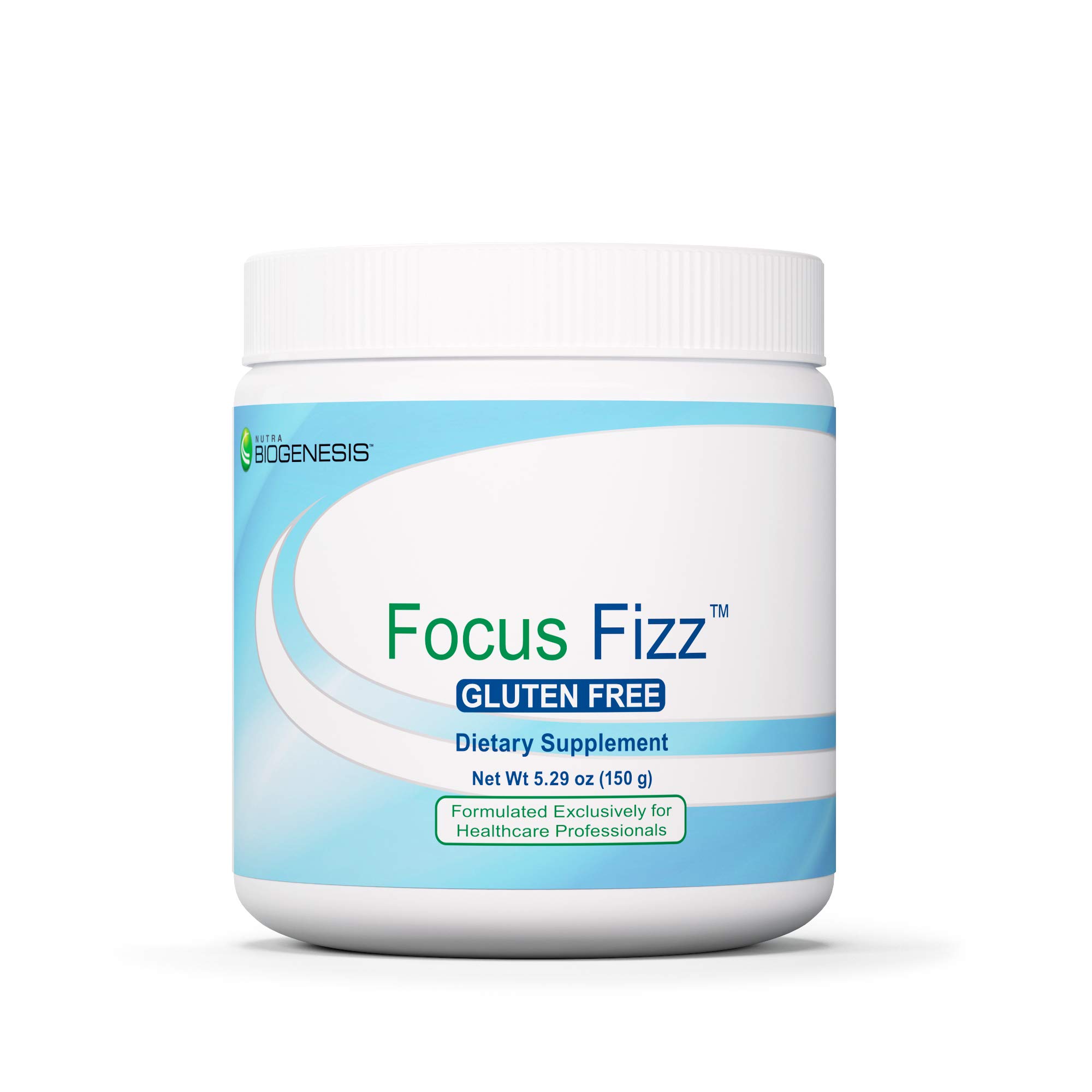 Nutra BioGenesisFocus Fizz - B Vitamins, GABA and Rhodiola for Focus, Memory and Healthy Stress Response - Gluten Free, Vegan, Powder - 150 g