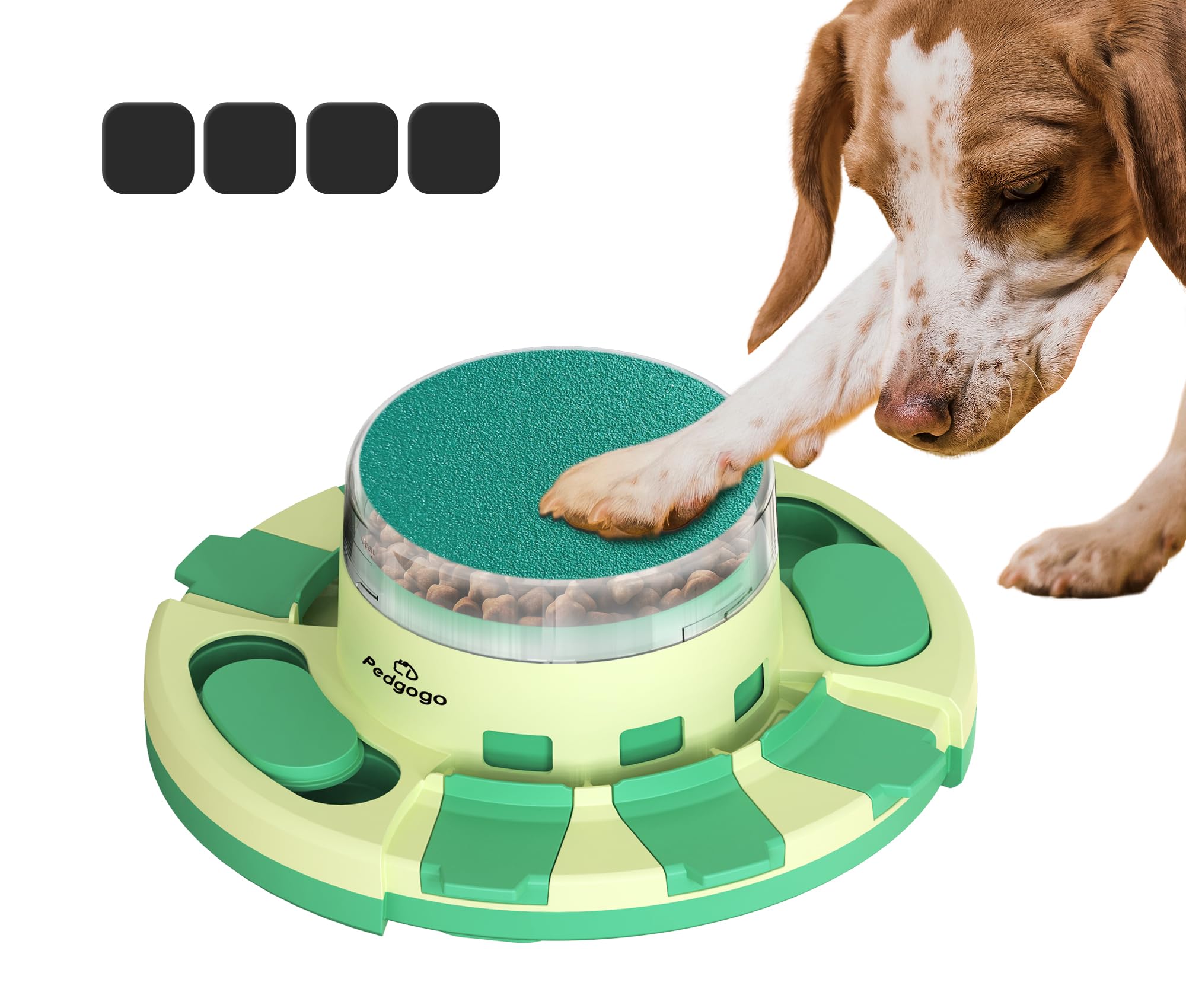 Dog Nail Filing Toy with 4 pcs File Paper | Dog Treat Puzzle Slow Feeder | Dog Nail Scratch Board | Dog Scratch Pad for Nails | Dog Nail File Board | Scratch Pad for Dogs