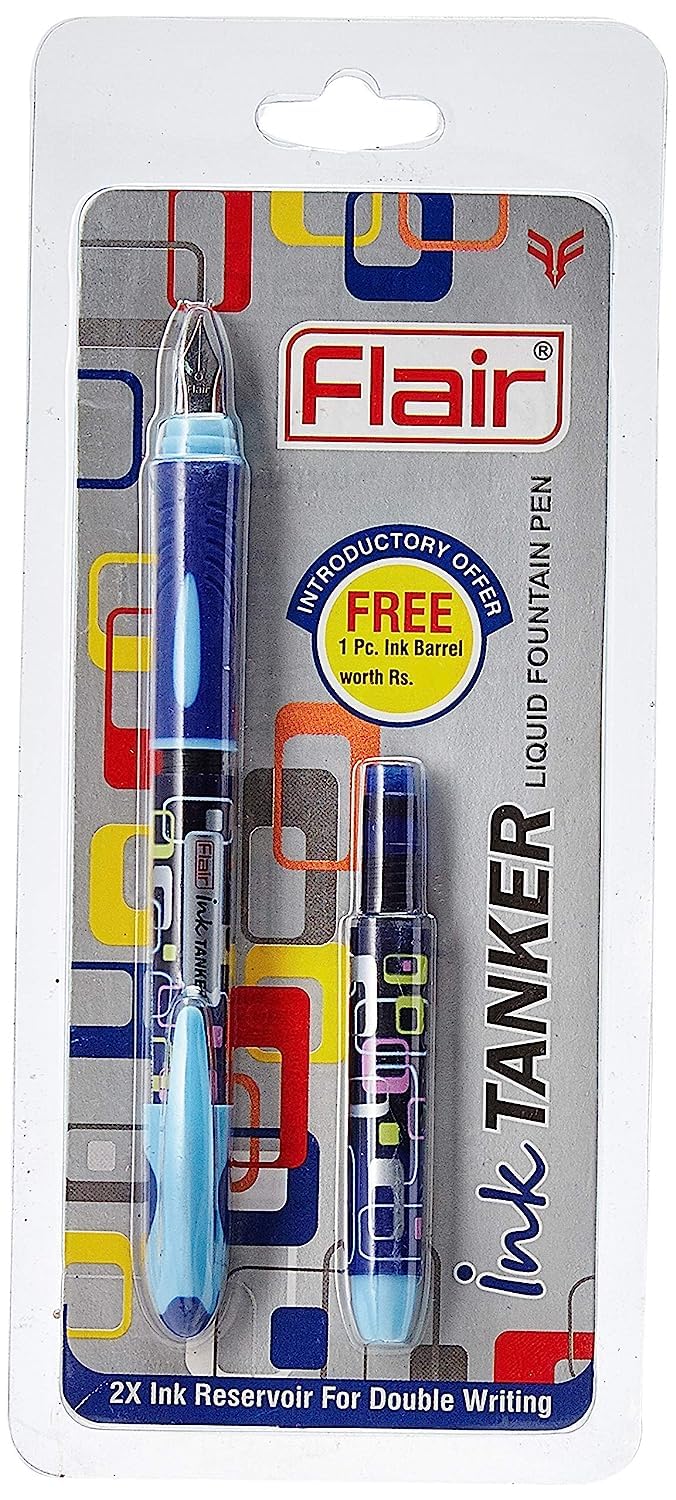 Flair Ink Tanker Fountain Pen (Pack of 4)