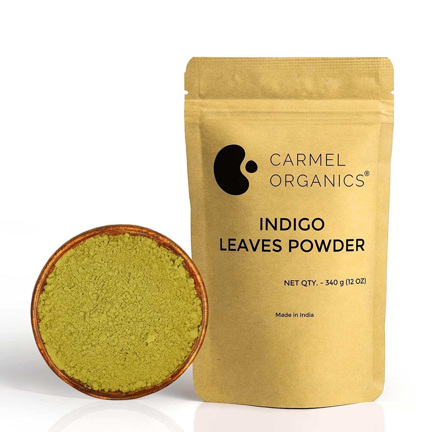 Indigo Leaves Powder 340 Grams for Hair Colour | No added preservatives | Avuri/Avuri Akulu Powder | Indigofera tinctoria Powder