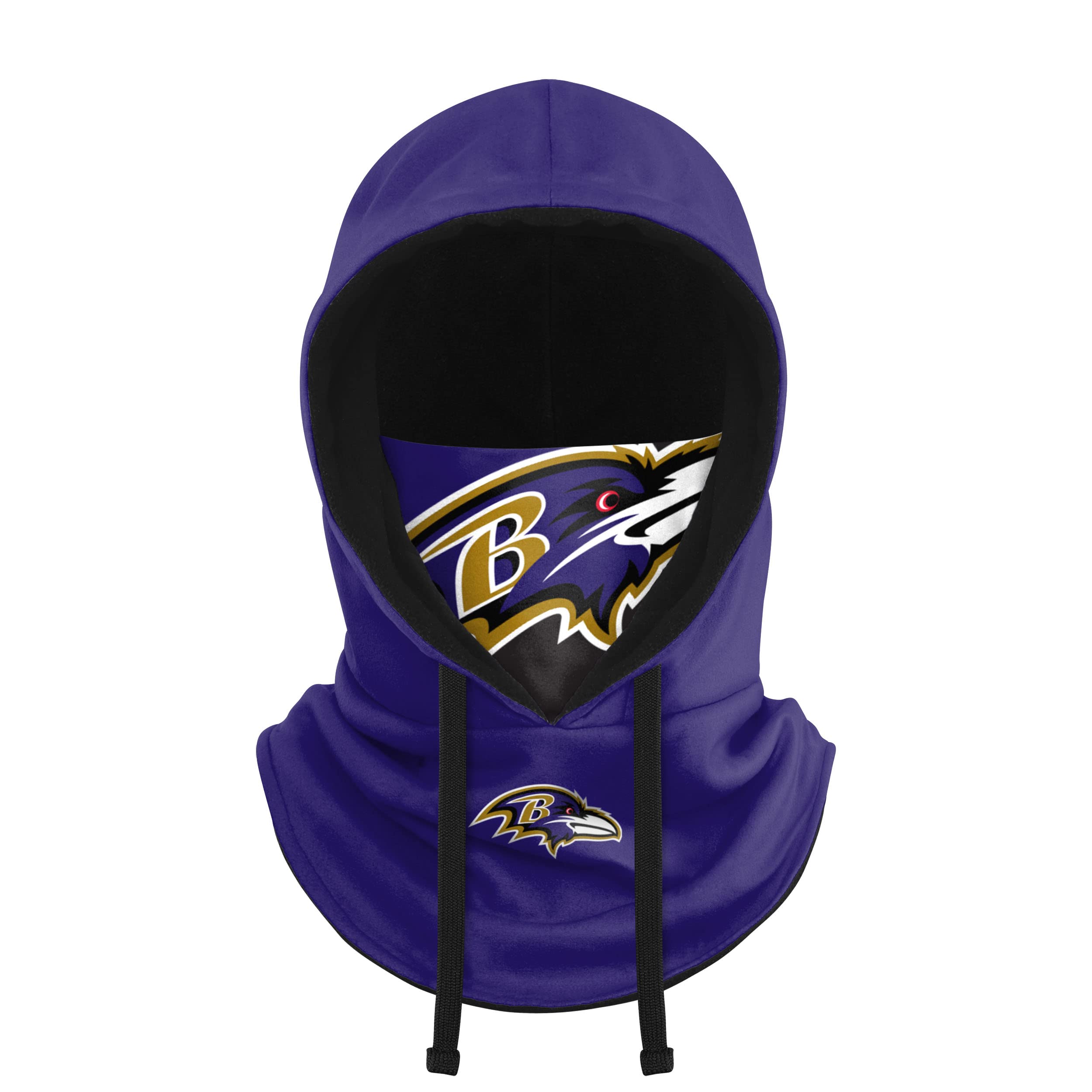 FOCO NFL Team Logo Hooded Gaiter Balaclava Face Cover