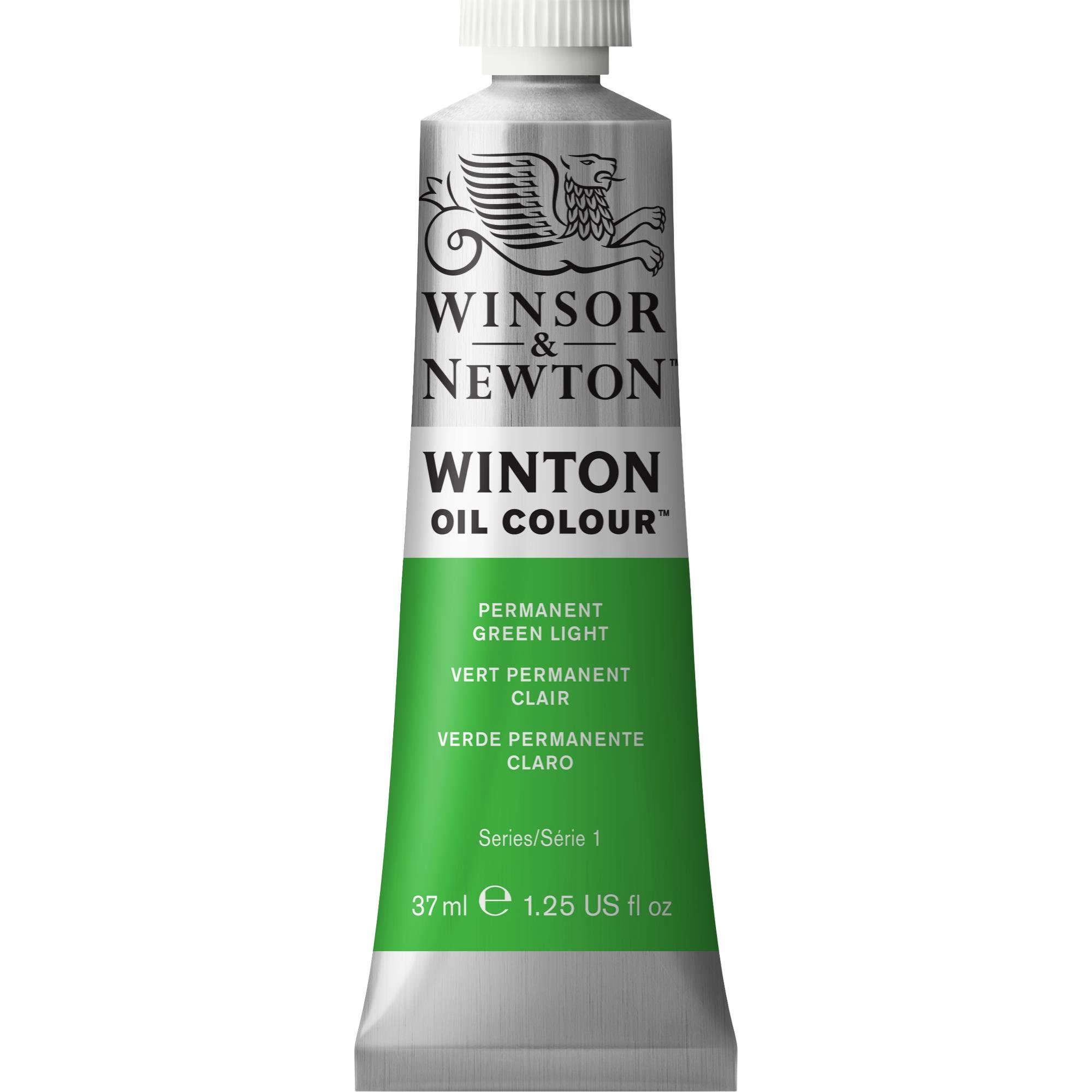 Winton Oil Paint 37ml/Tube-Permanent Green Light