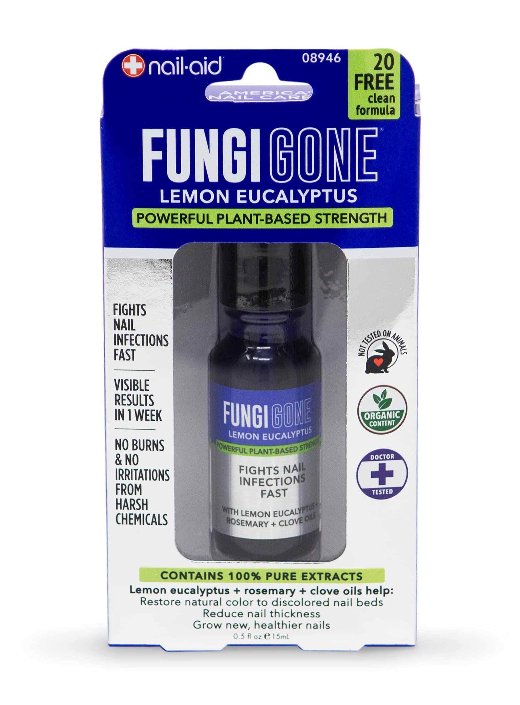 Nail-Aid FUNGI GONE LEMON EUCALYPTUS,Clear